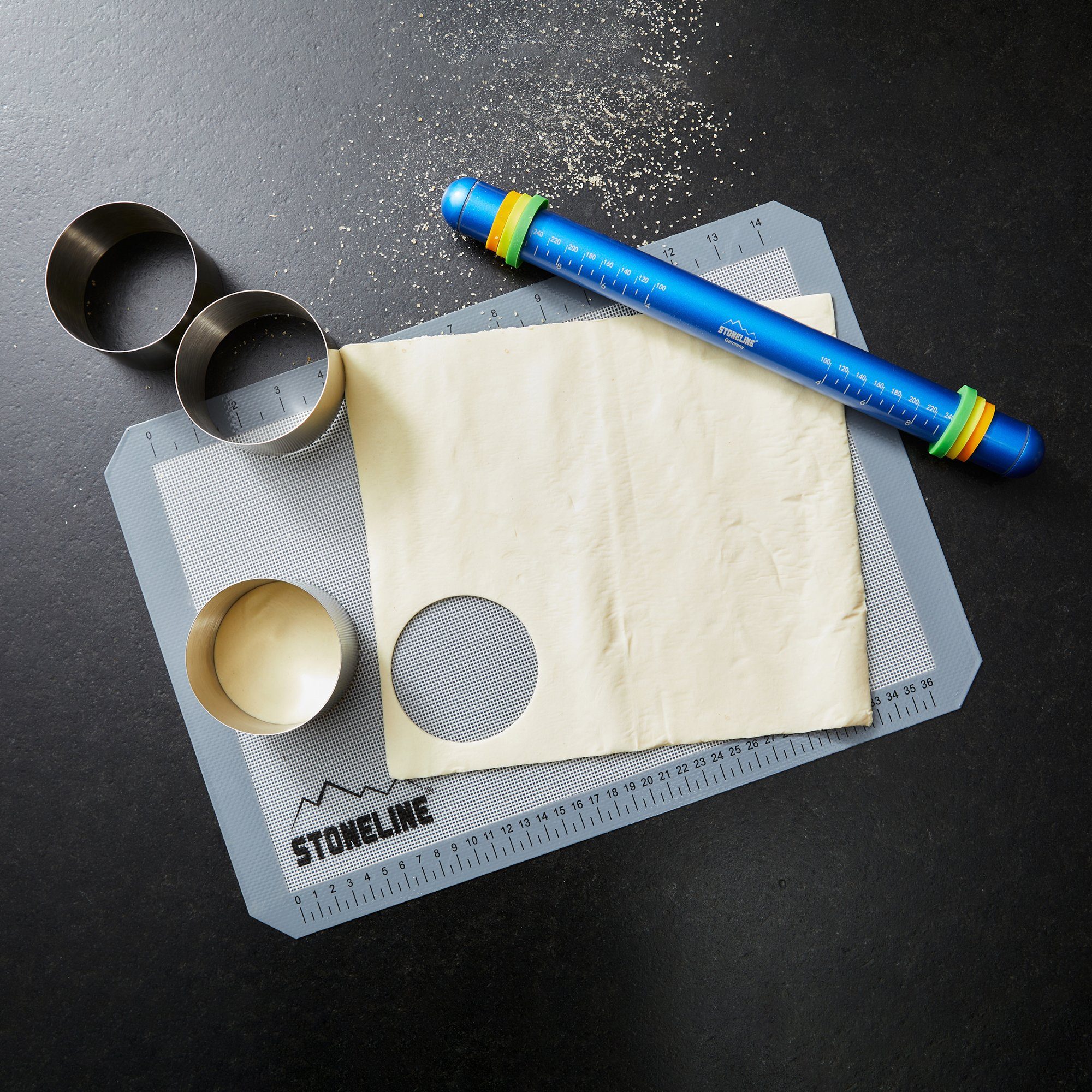 STONELINE Bakmat Glasvezel met siliconencoating (set, 2-delig)