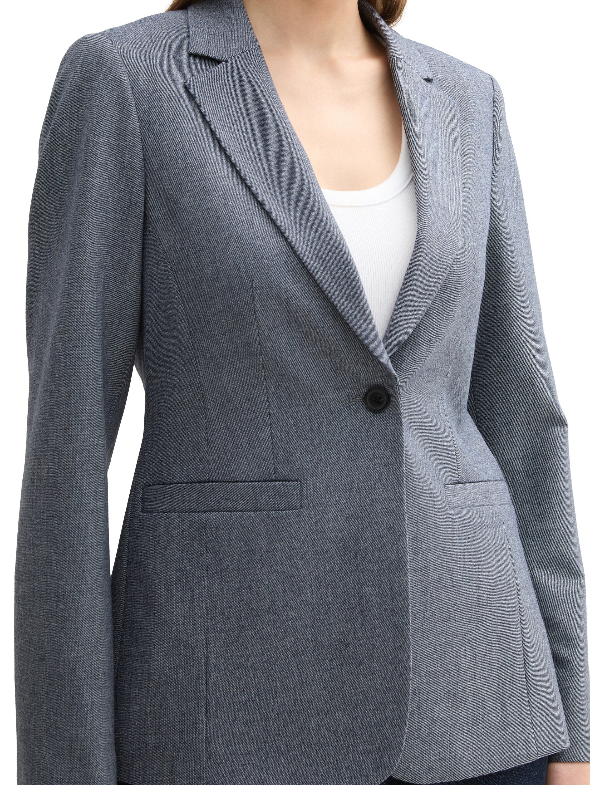 Tom Tailor Korte blazer met v-hals