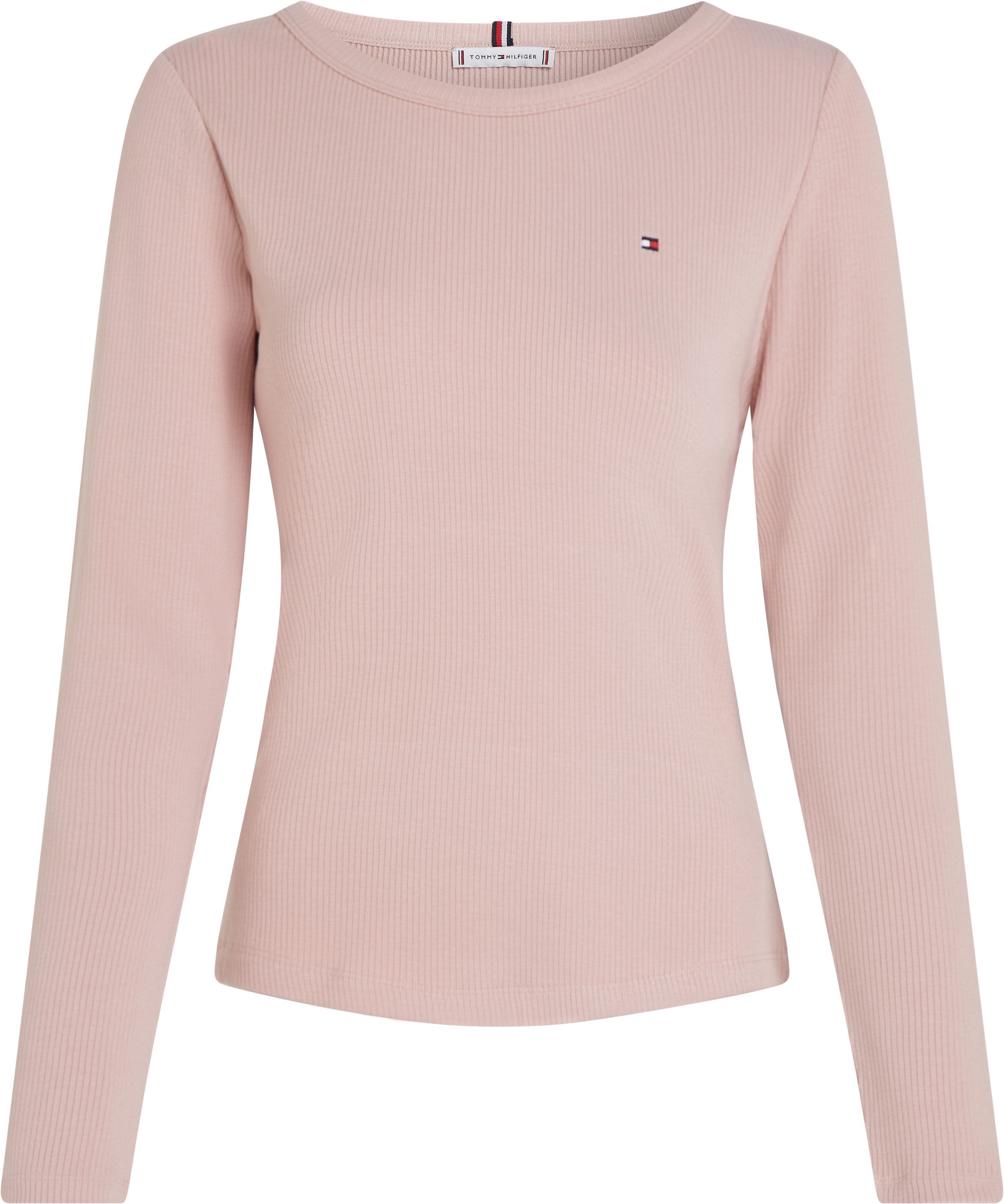 Tommy Hilfiger Shirt met lange mouwen SLIM 5X2 RIB O-NK LS