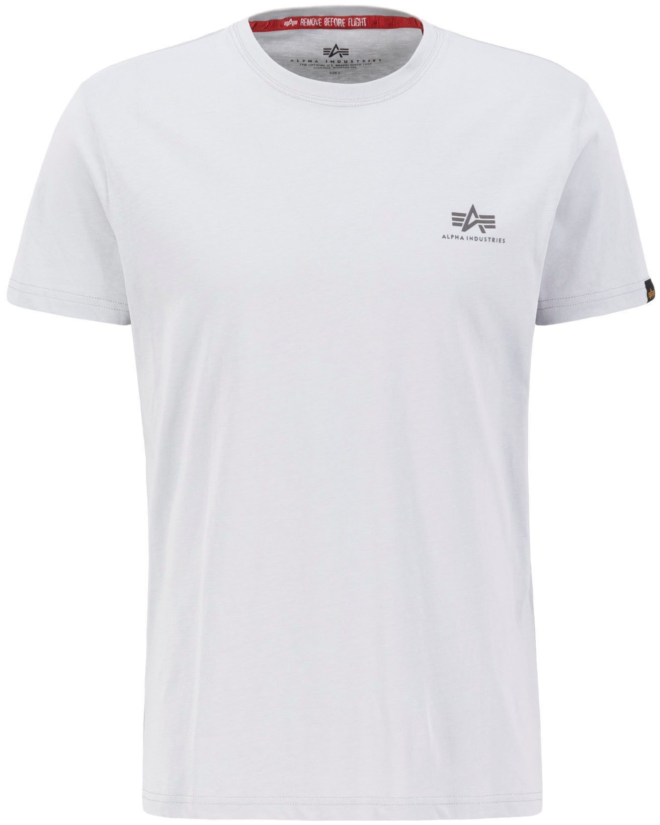 Alpha Industries Shirt met ronde hals BASIC T SMALL LOGO