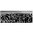 artland kapstok luftbild van manhattan new york city vs van hout met 4 sleutelhaakjes – sleutelbord, sleutelborden, sleutelhouder, sleutelhanger voor de hal – stijl: modern zwart