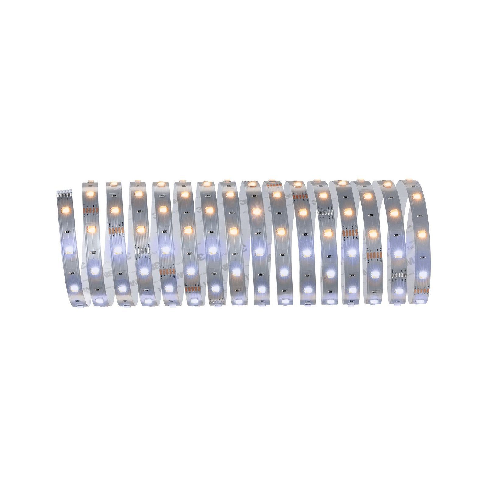 Paulmann Led-strepen MaxLED 250 Stripe 5m IP20 2700-6500K 17,5W 24V zilverkleur (1 stuk)