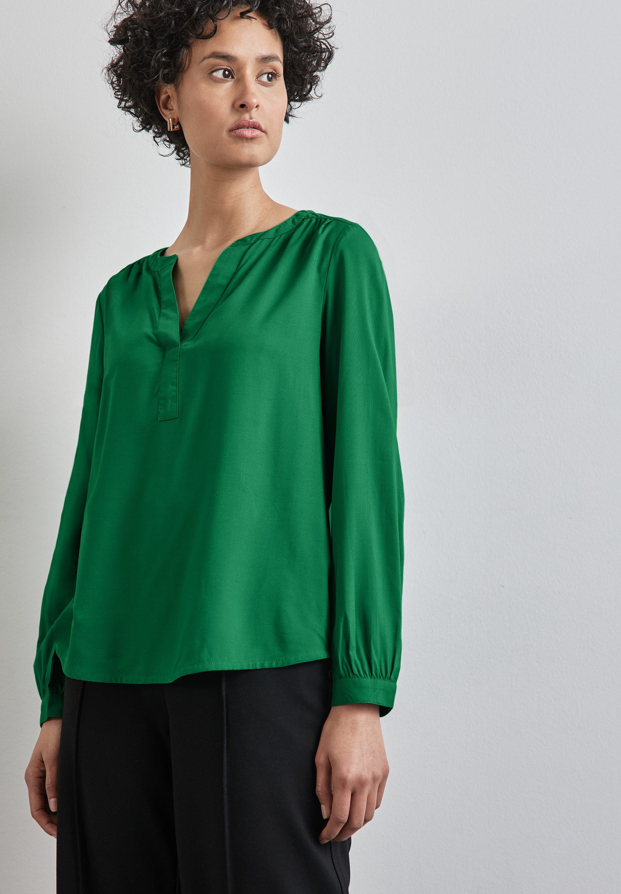 STREET ONE Blouse met lange mouwen in tuniekstijl