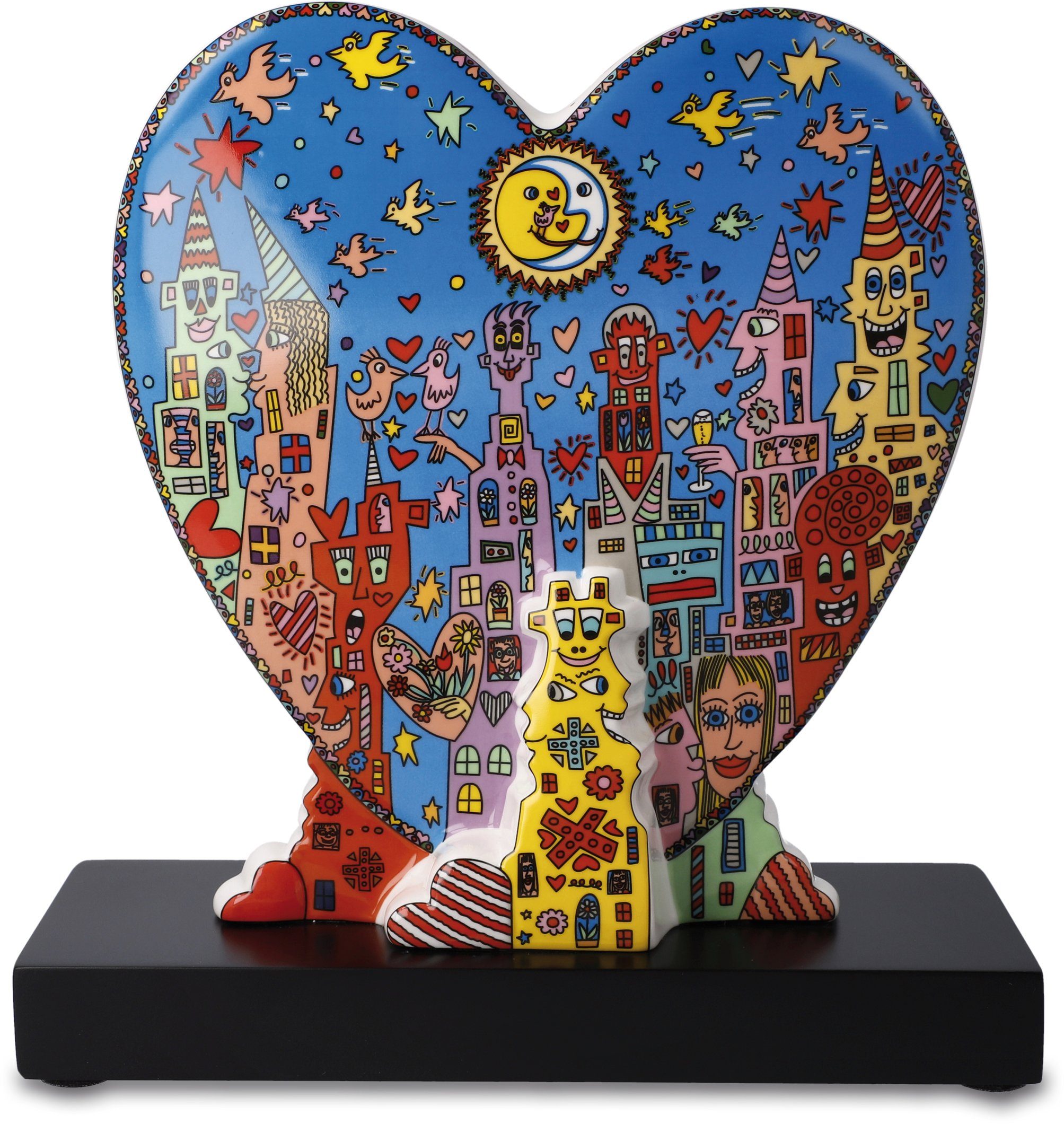 Goebel Verzamelfiguur Figuur James Rizzi - "Heart times in the City" (1 stuk)