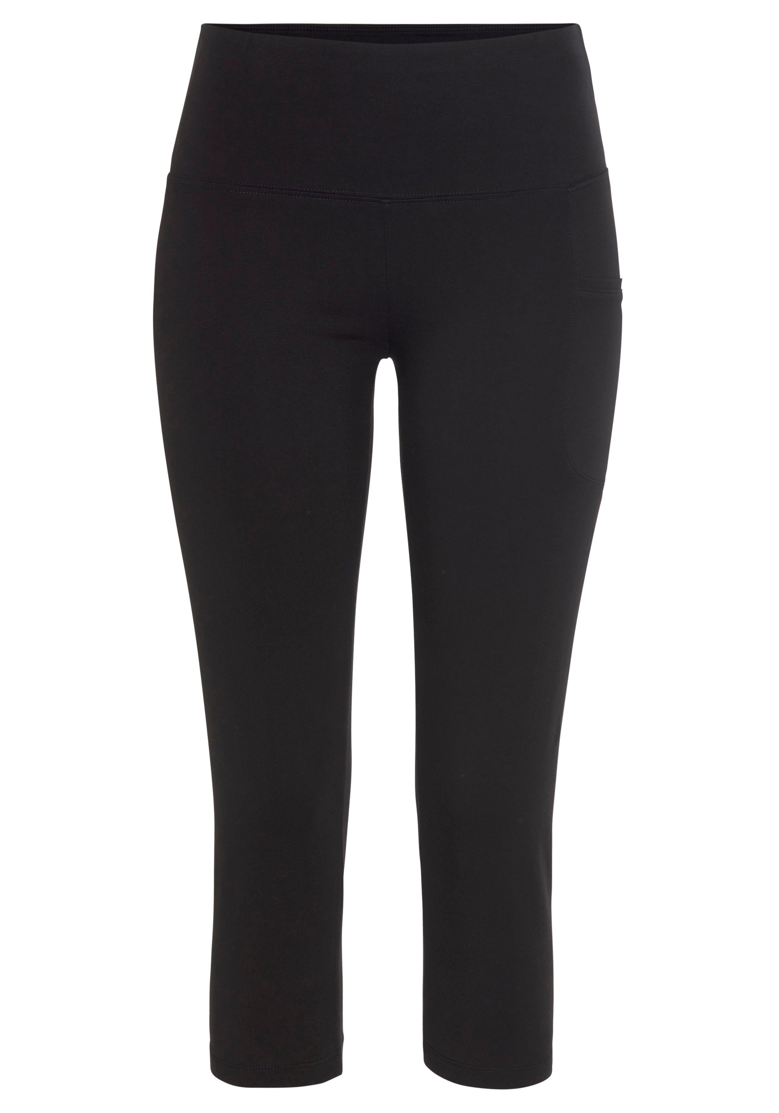 active by Lascana 3/4 legging met telefoontas, loungewear