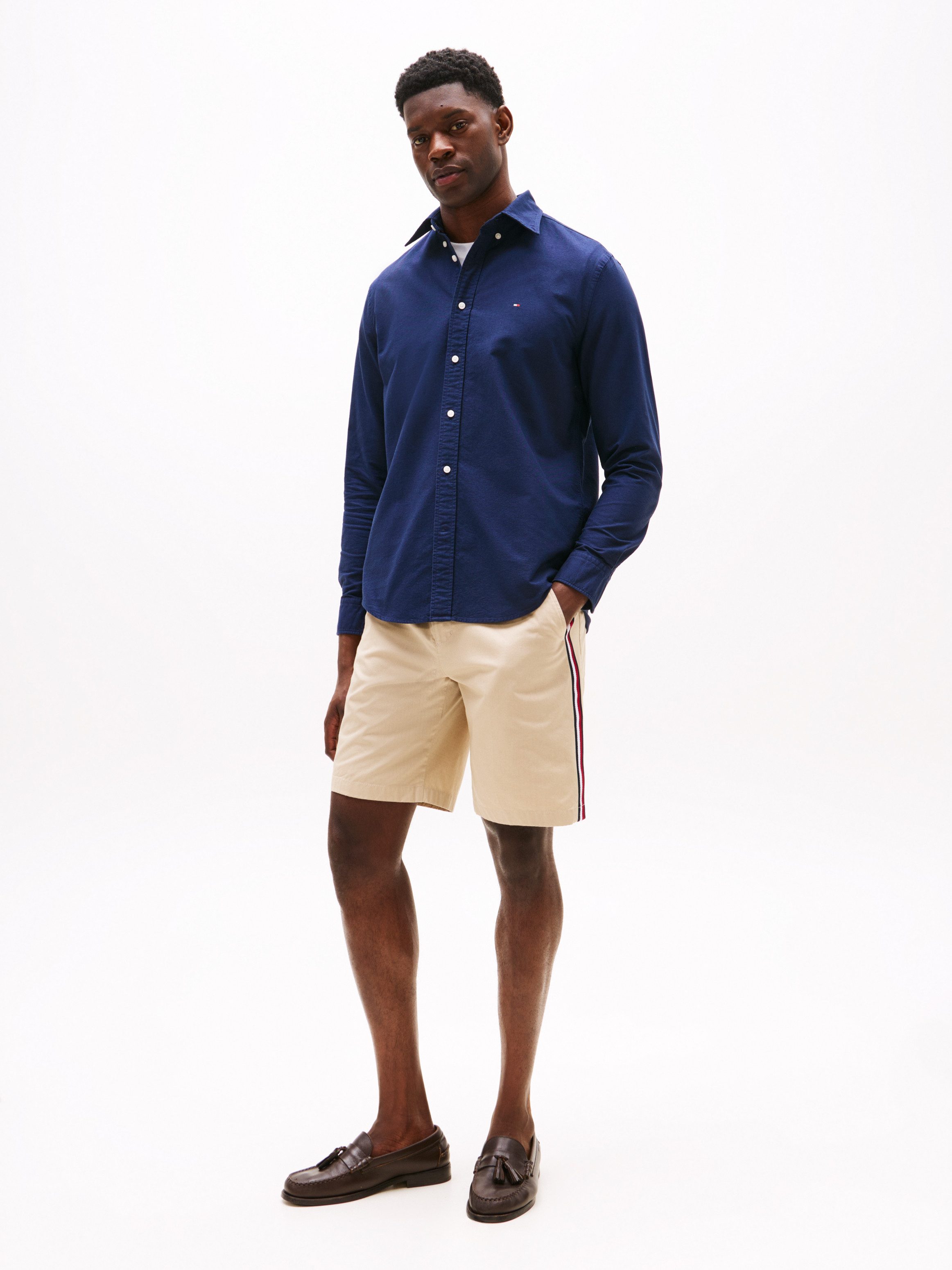 Tommy Hilfiger Overhemd met lange mouwen SOLID HERITAGE OXFORD RF SHIRT