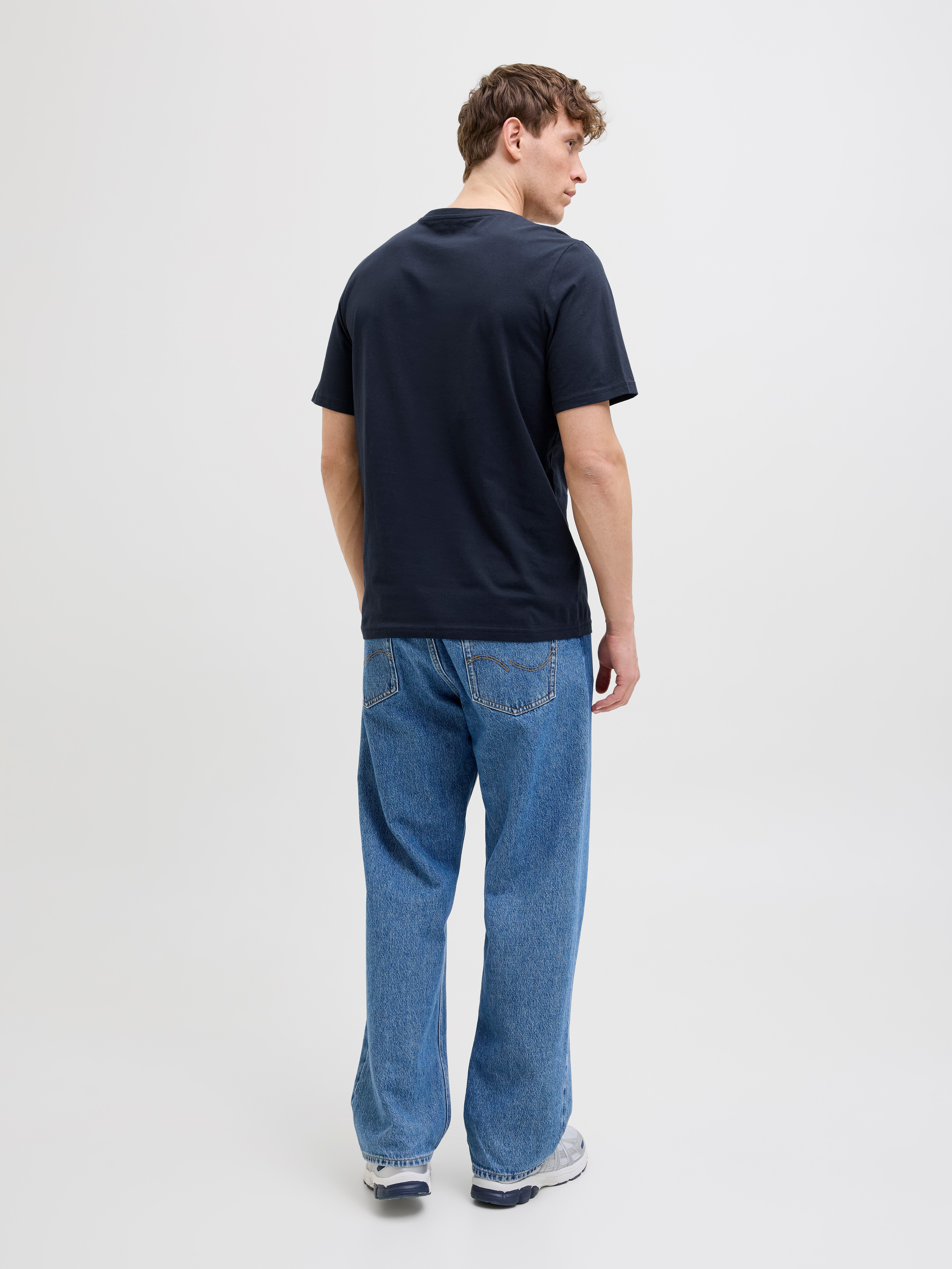 Jack & Jones Shirt met ronde hals JJSIMON TEE SS CREW NECK