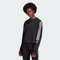 adidas sweatshirt aeroready designed to move cotton-touch zwart