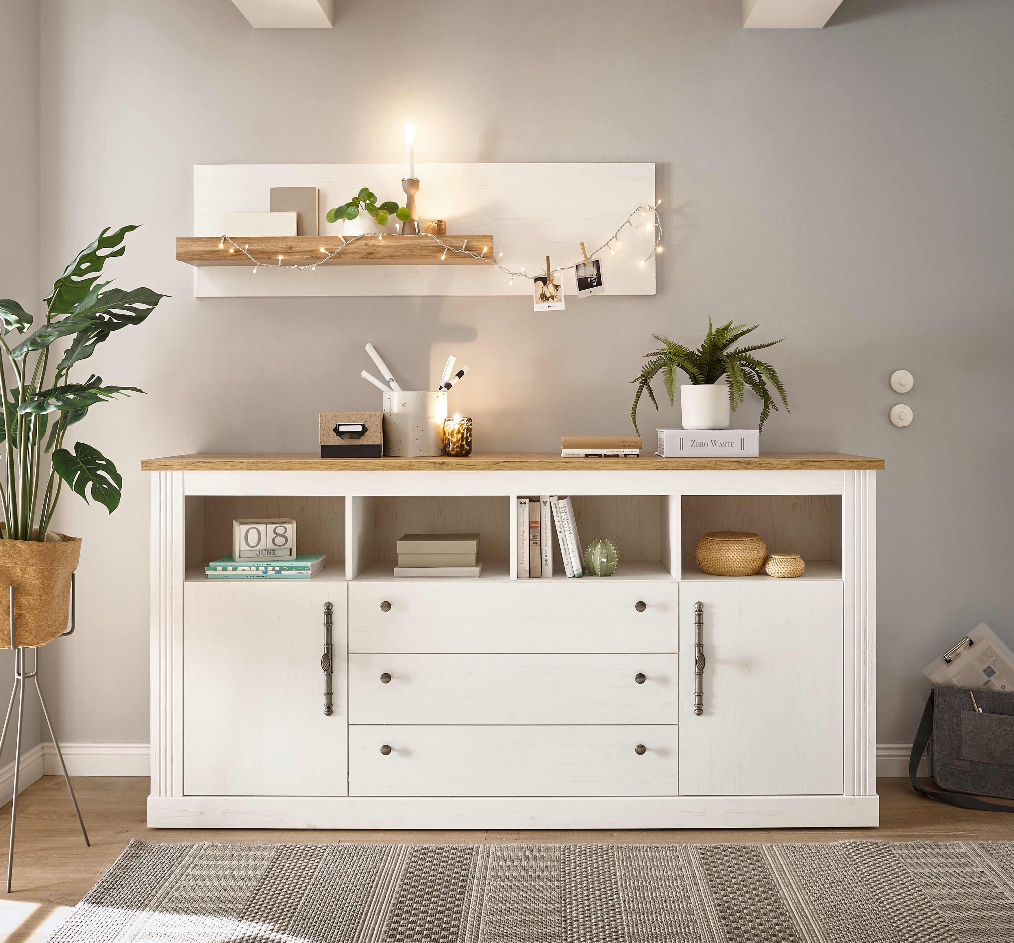 Home affaire Kantoormeubelset Westminster in romantische rustieke stijl, exclusief by otto