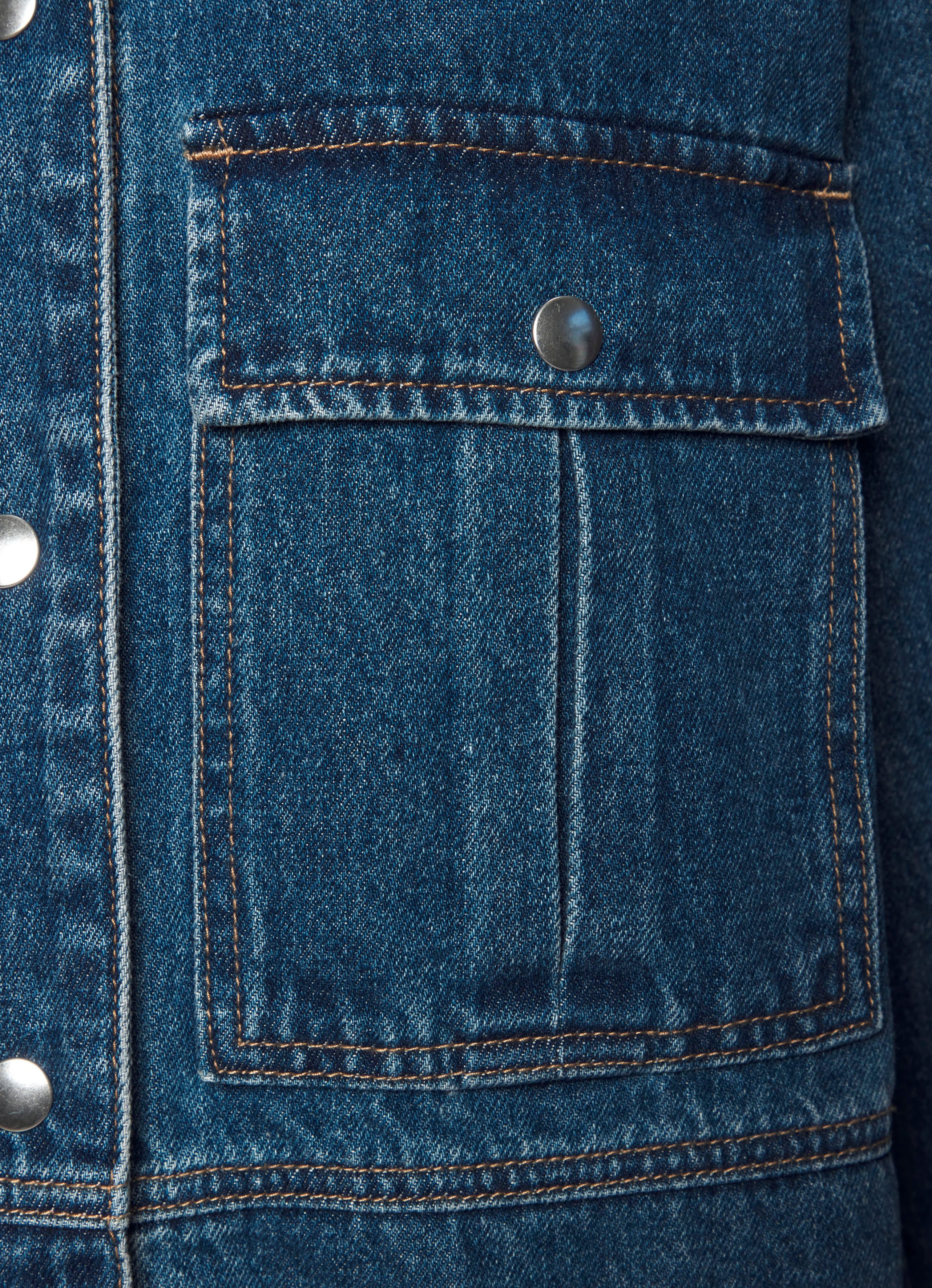 Lascana Jeansjack met splitjes opzij