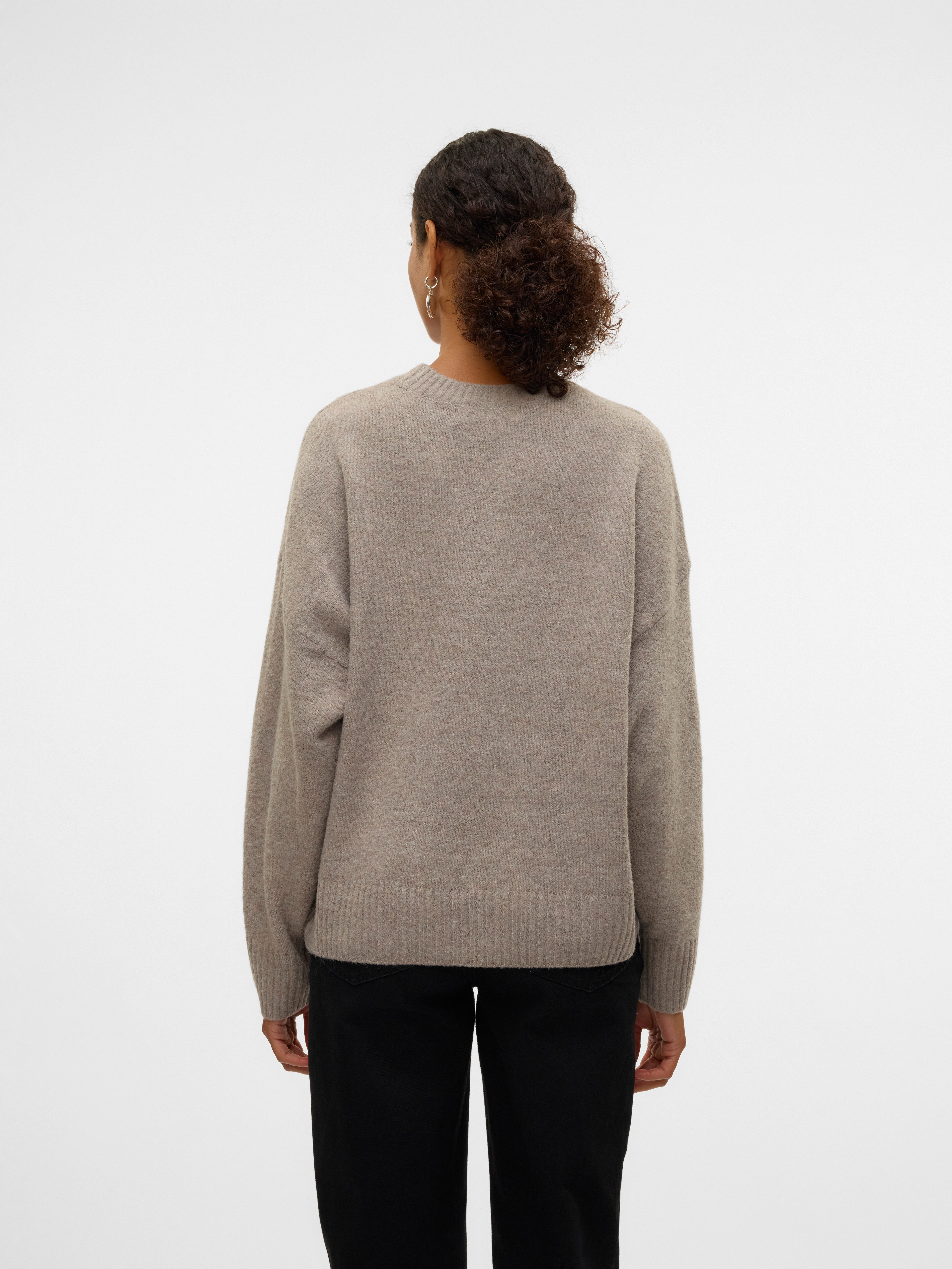 Vero Moda Gebreide trui VMBOOM LS O-NECK PULLOVER GA NOOS