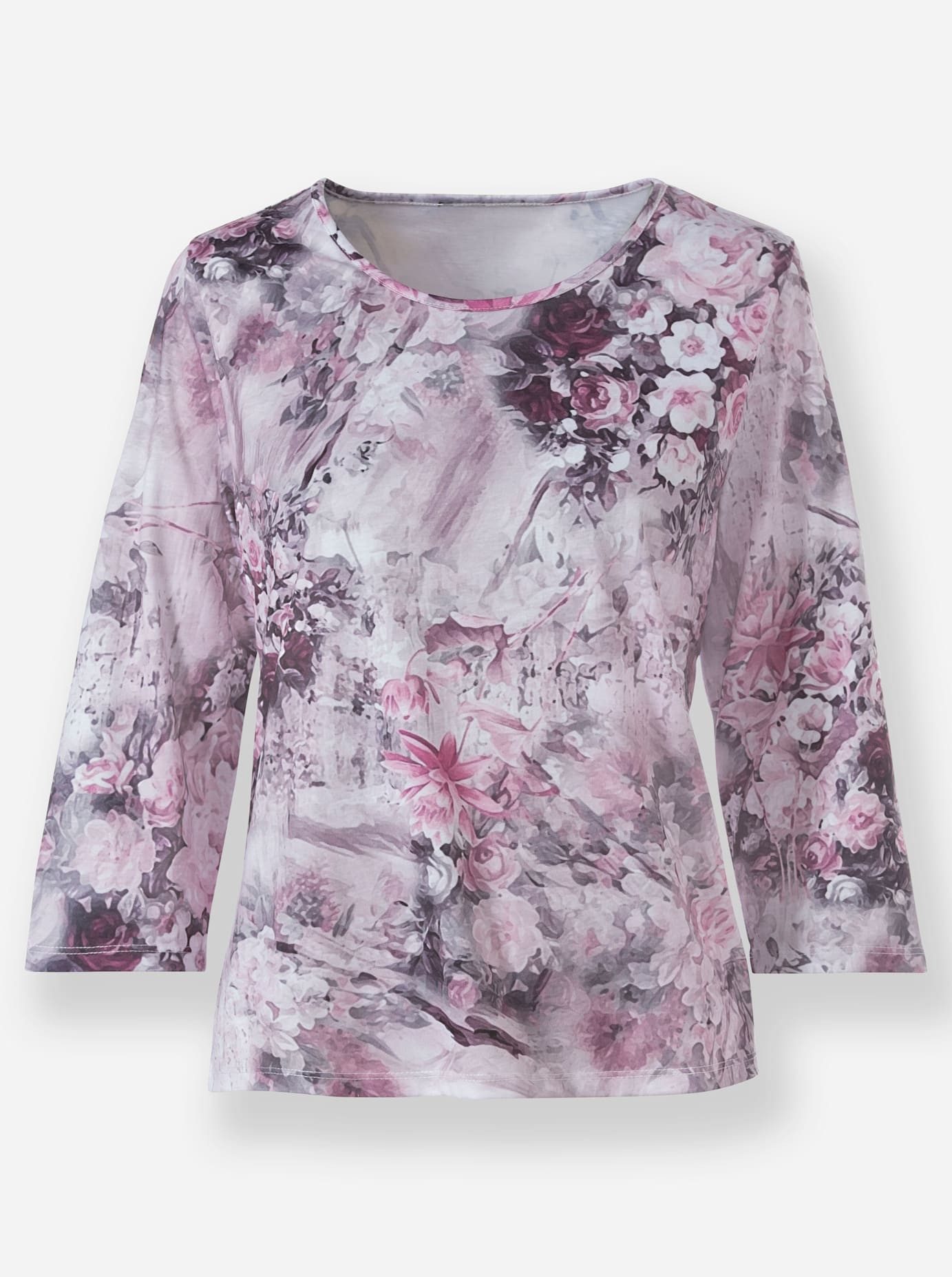 Classic Shirt met 3 4 mouwen Shirt (1-delig)