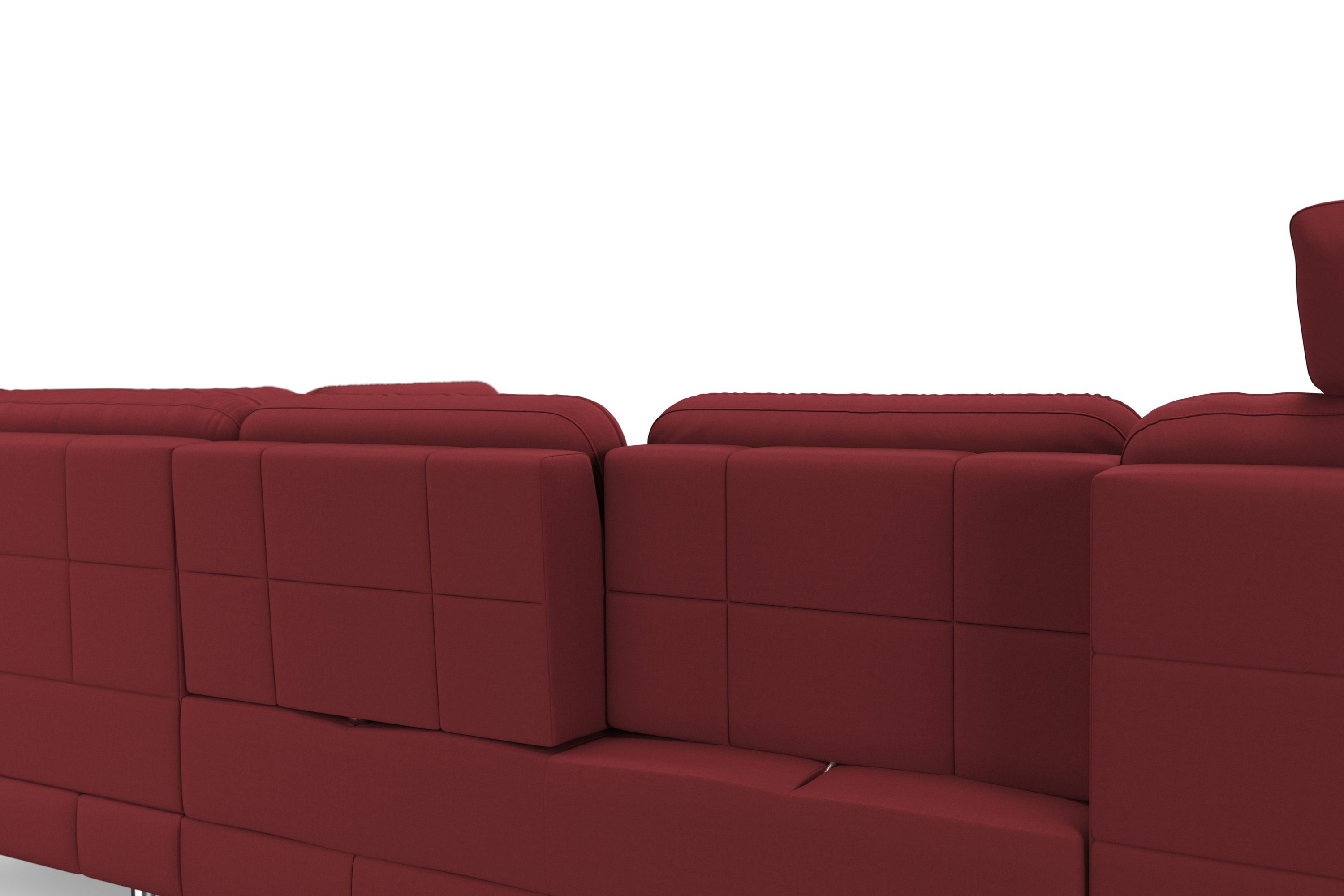 sit&more Zithoek Bendigo U-vorm inclusief zitdiepteverstelling, bodemvrijheid 12 cm, in 2 pootkleuren