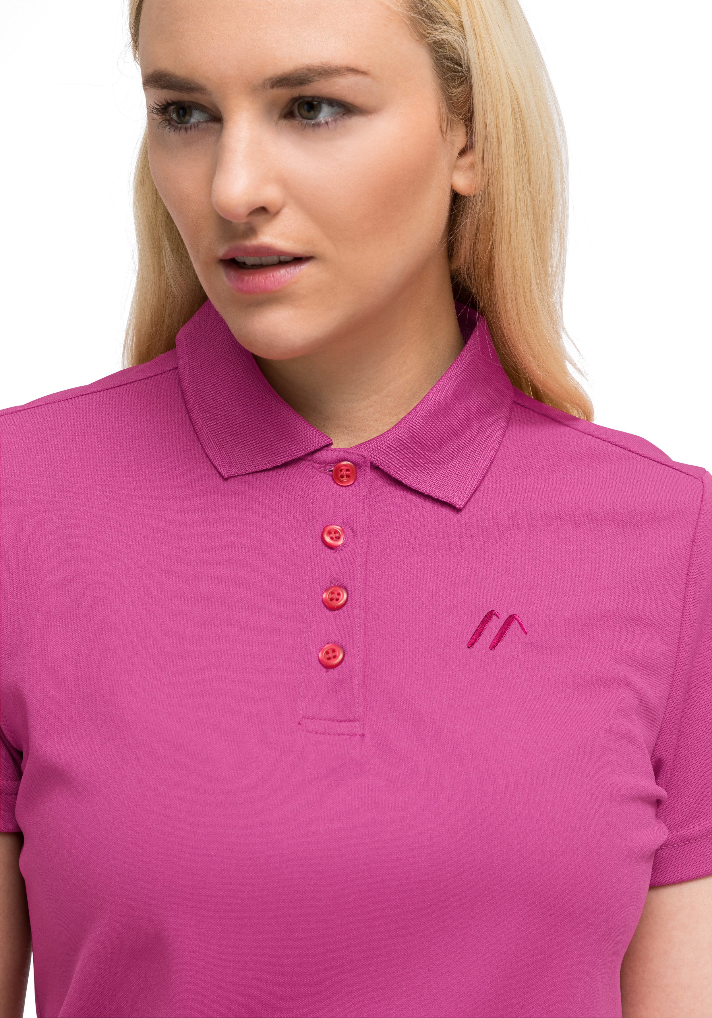 Maier Sports Functioneel shirt Ulrike Dames polo, pique poloshirt, snel drogend outdoor-shirt