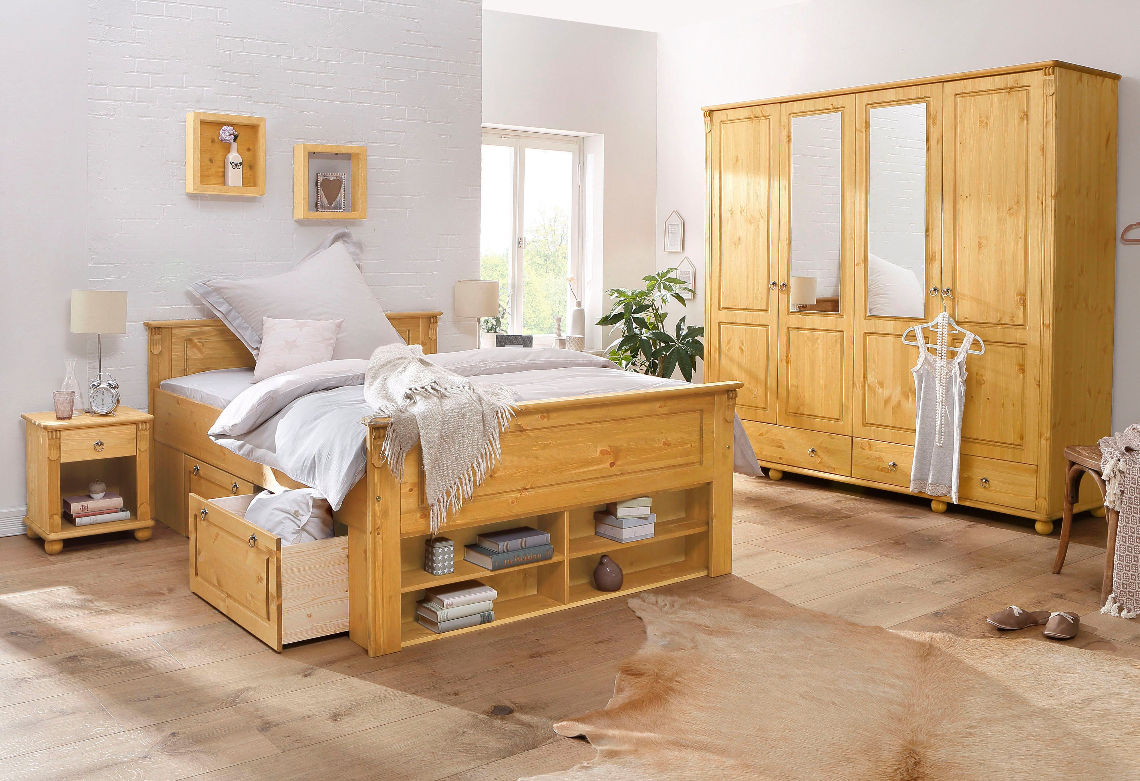 Home affaire Lade TESSIN Onderbedladen op wieltjes, geschikt voor het home affaire bed Tessin (set, 2 stuks)