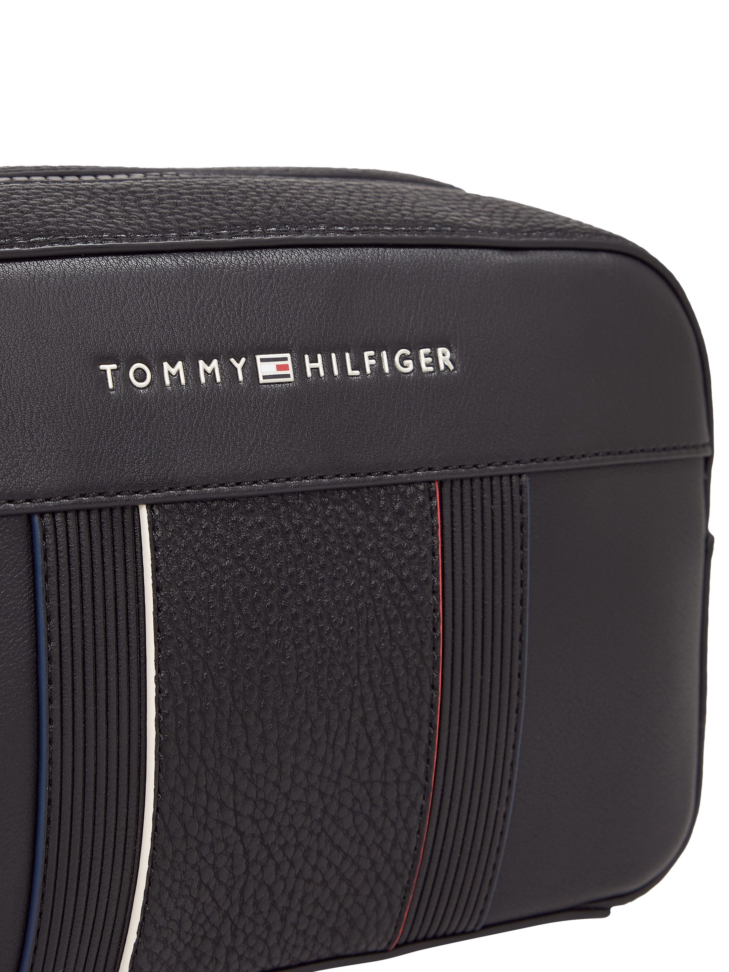 Tommy Hilfiger Toilettas TH FOUNDATION WASHBAG , Reis, heren toilettas met rits