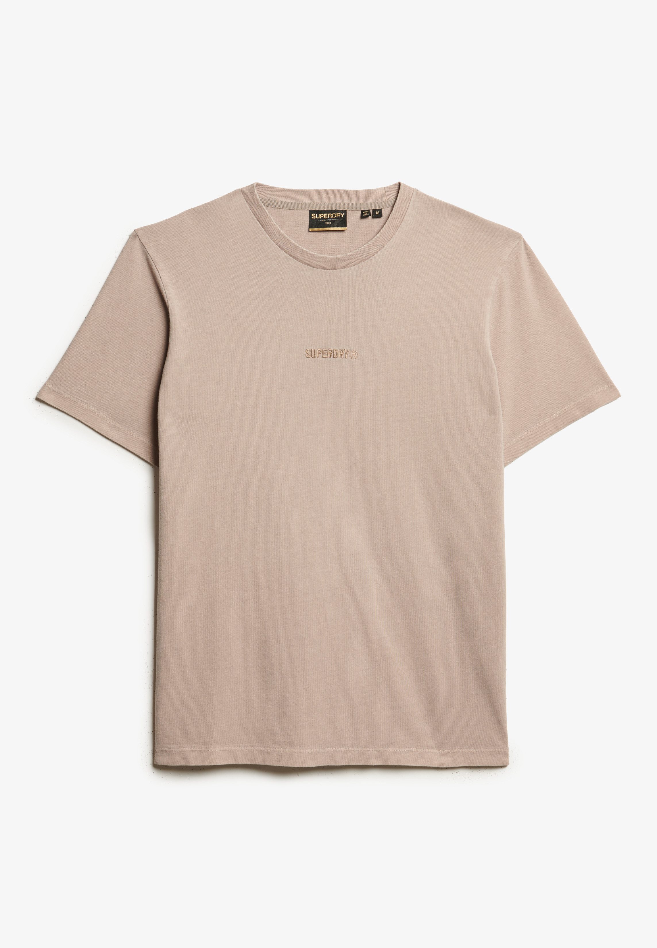 Superdry Shirt met ronde hals MICRO LOGO T SHIRT