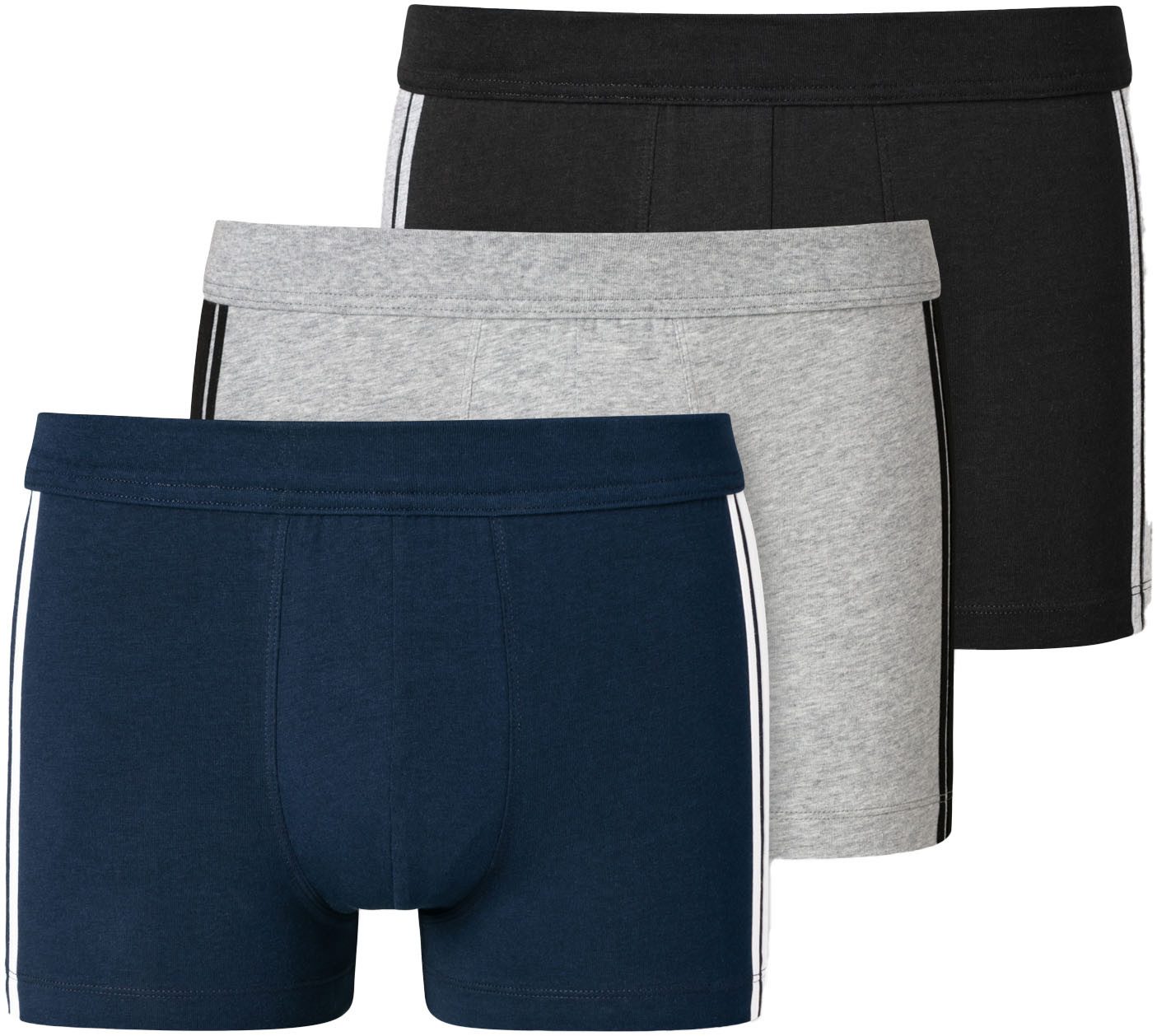 Schiesser boxershort met contrastpaspel (3 stuks)