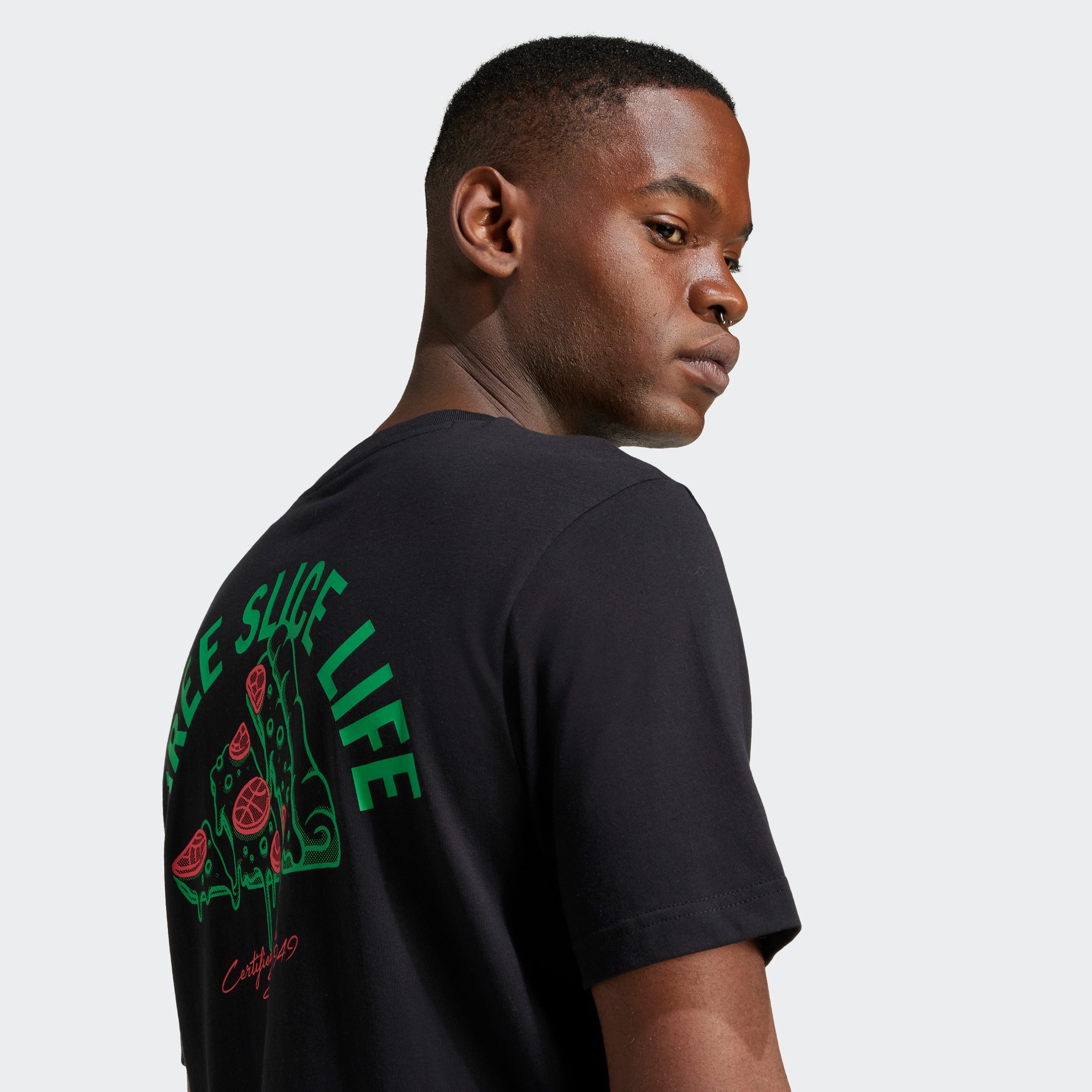 adidas Sportswear T-shirt M L PIZZA TEE