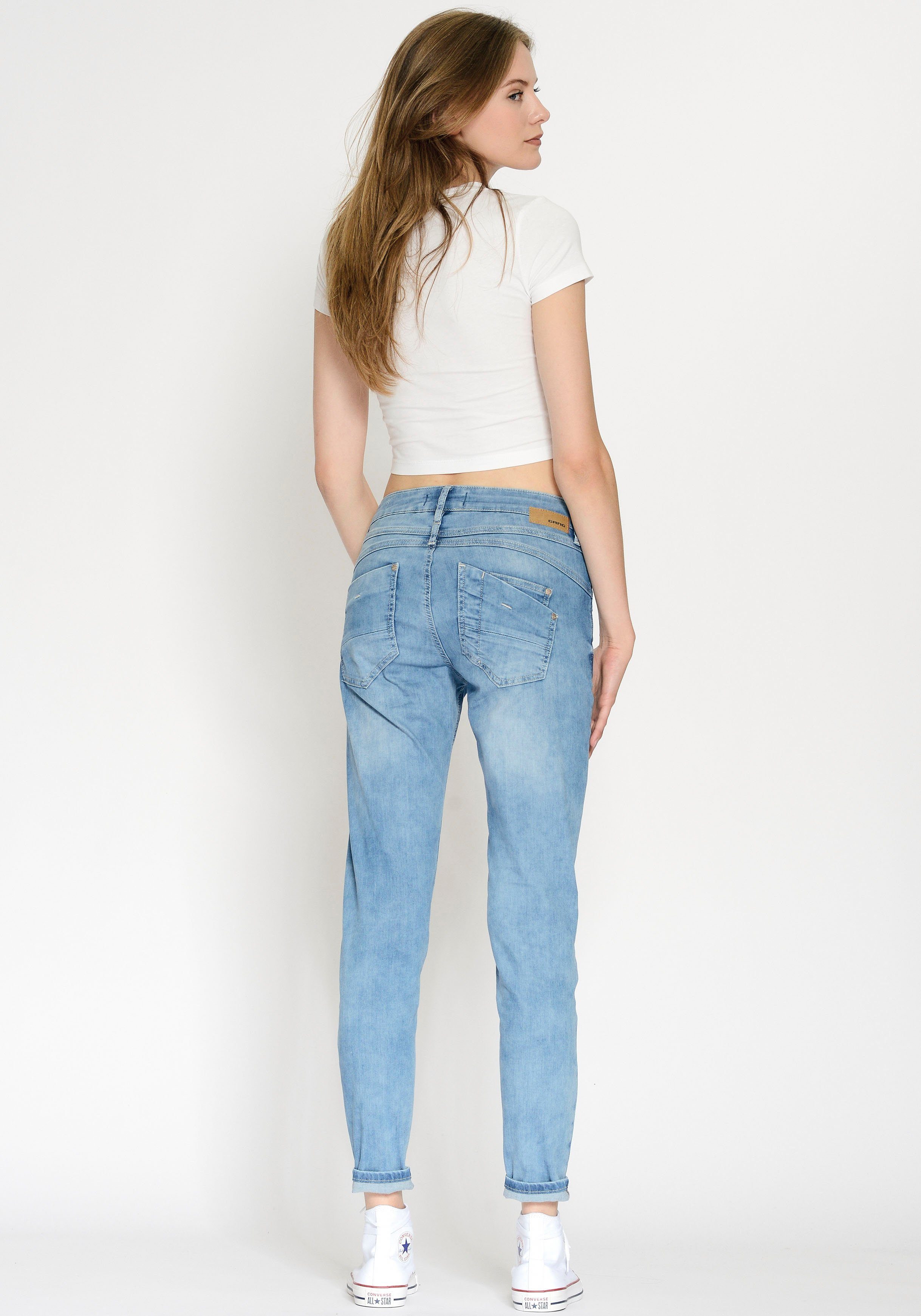 GANG Relax fit jeans 94AMELIE met dubbele rechter achterzak