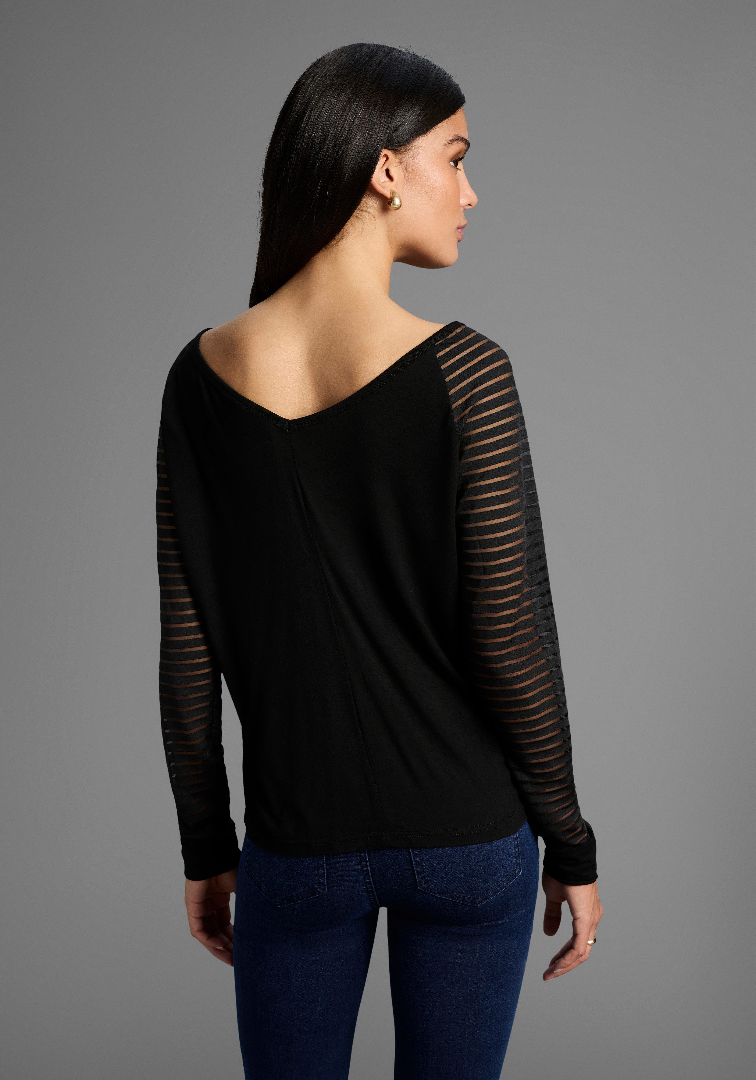 Bruno Banani Shirt met V-hals