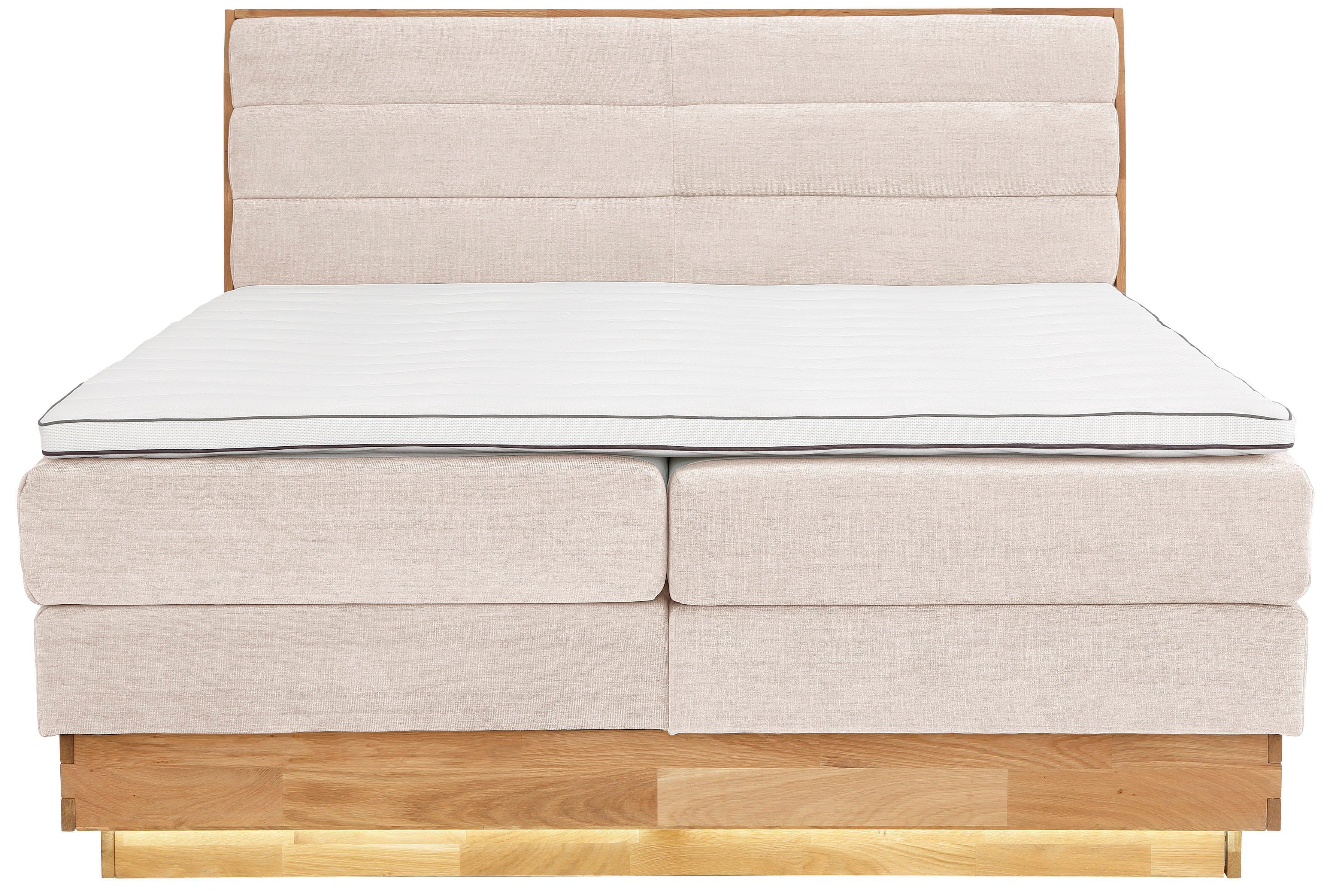 OTTO products Boxspring Ledverlichting, met gecertificeerde, gerecyclede overtrekstoffen