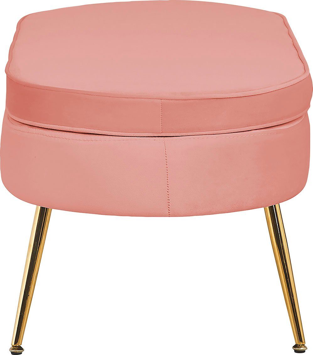 SalesFever Hocker Clam ovaal, breedte 99 cm