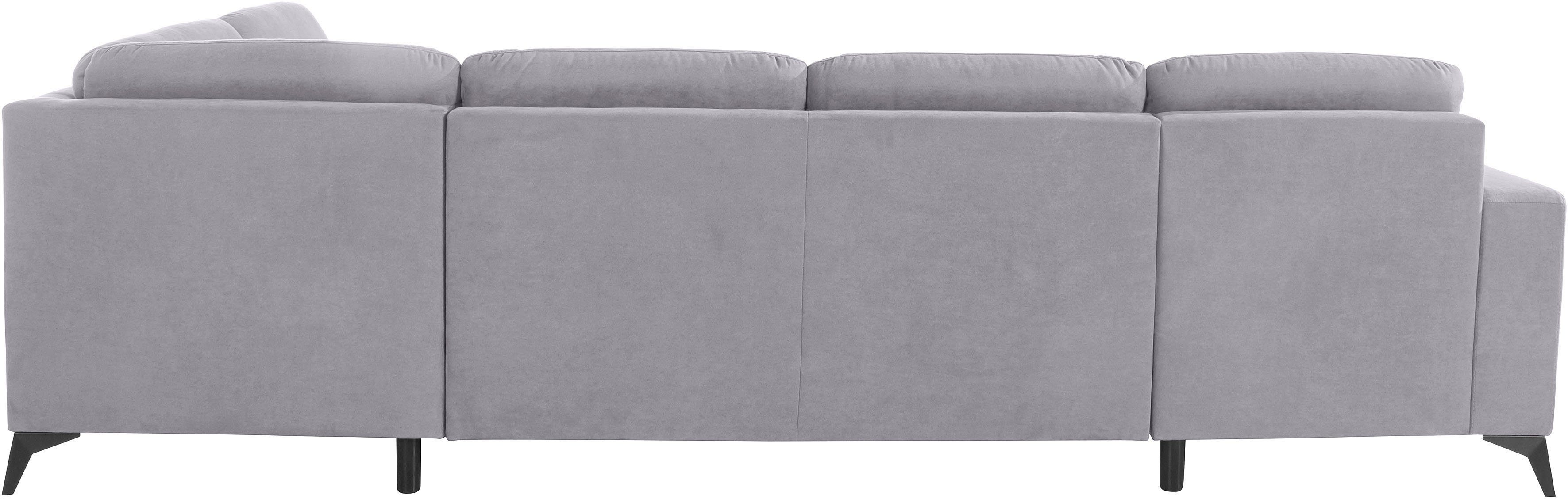 Places of Style Zithoek Lolland U-vorm Naar keuze met slaapfunctie en bergruimte, ook met afwasbare bekleding