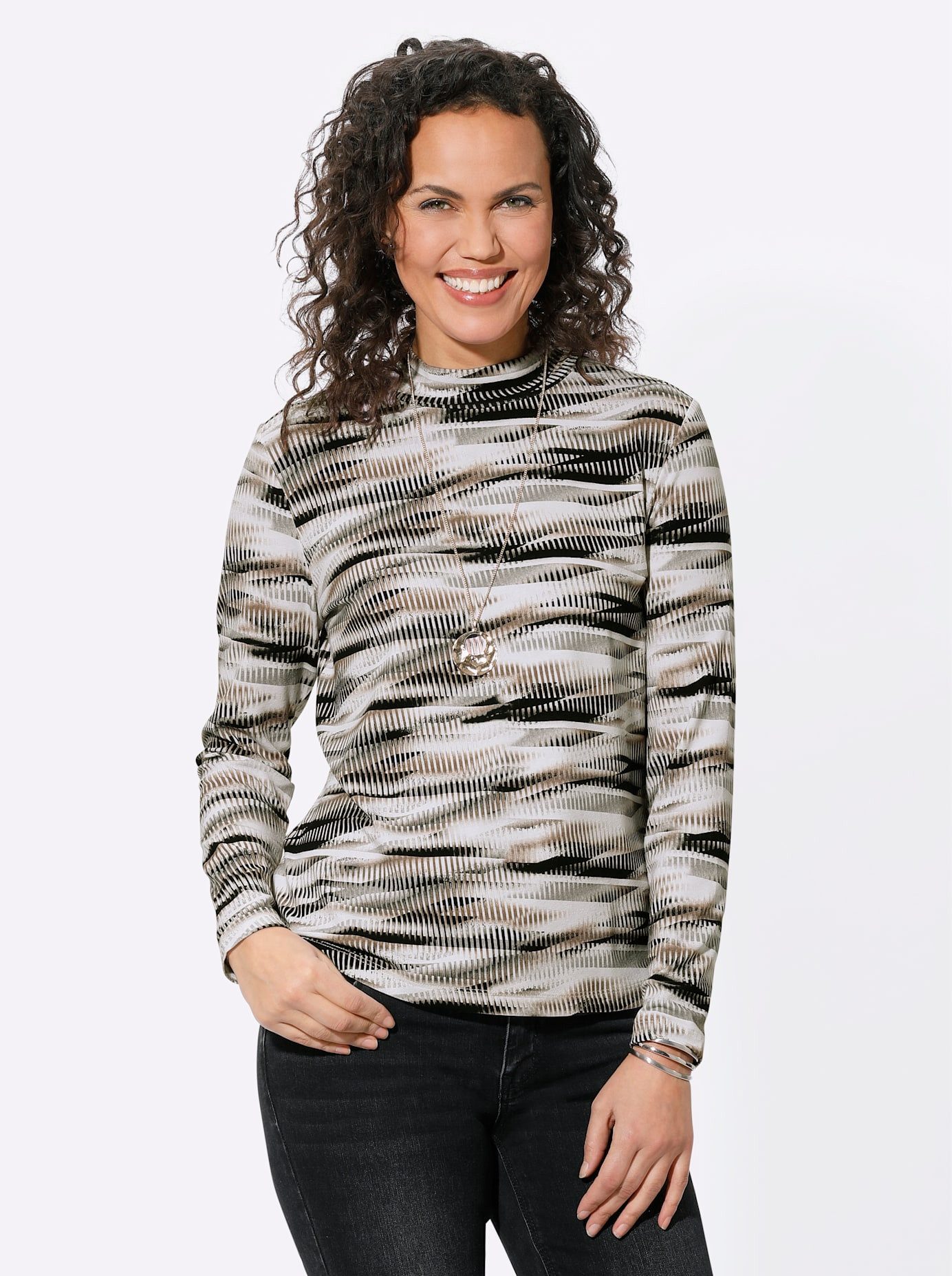 Casual Looks Shirt met lange mouwen Shirt (1-delig)