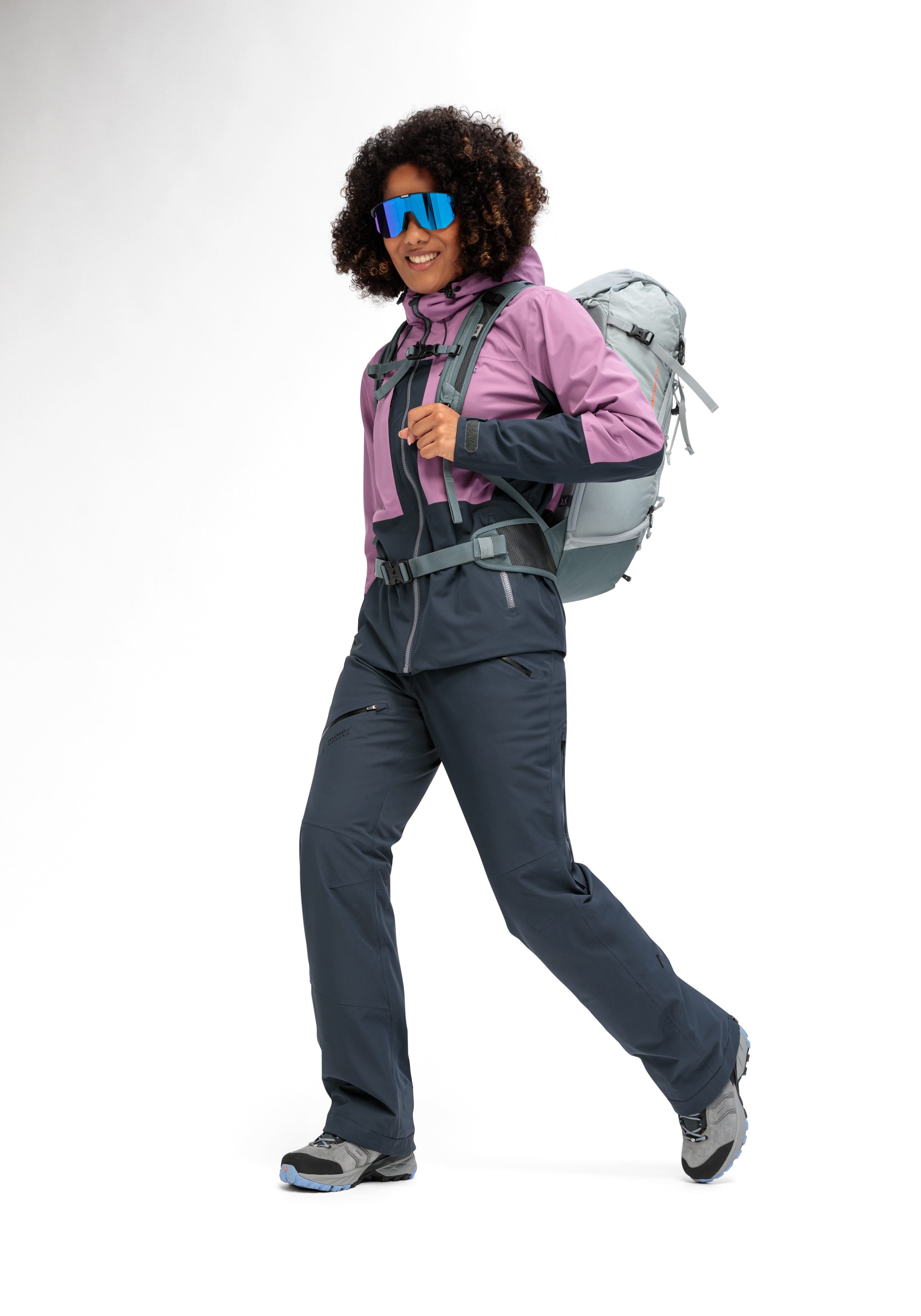 Maier Sports Functionele broek Lindon Pants W Dames skitoerbroek ademend waterdicht verstelbare taille