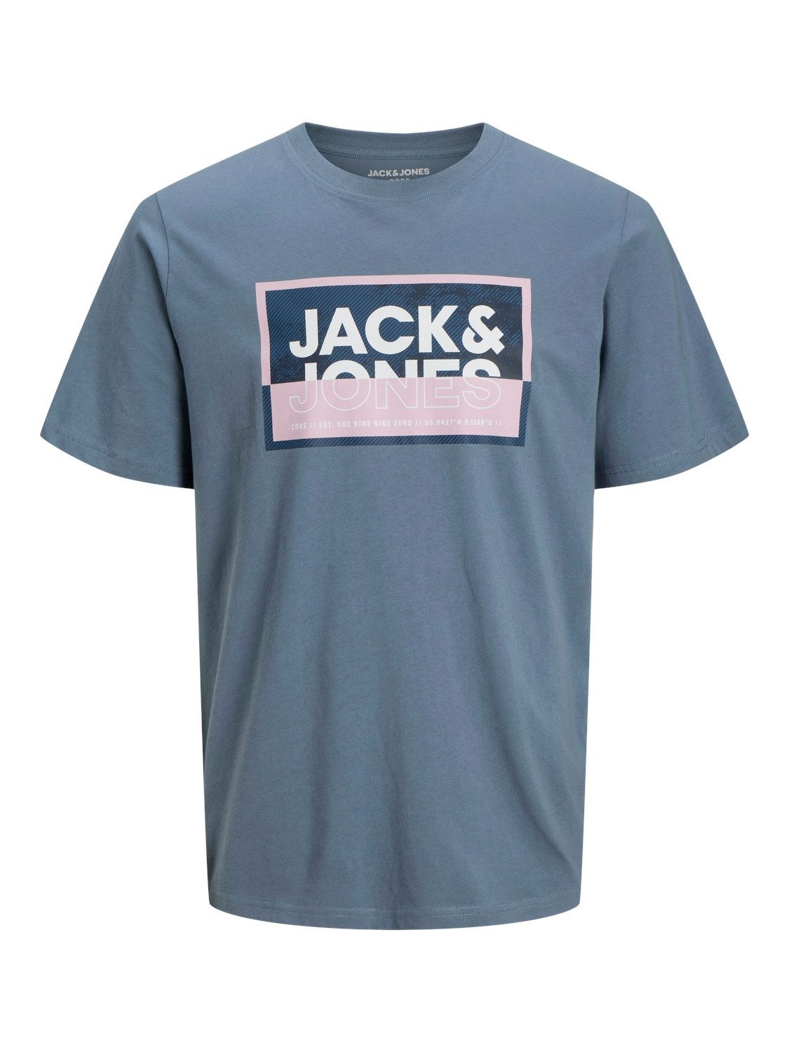 Jack & Jones T-shirt JCOLOGAN SUMMER PRINT TEE CREW NECK FST