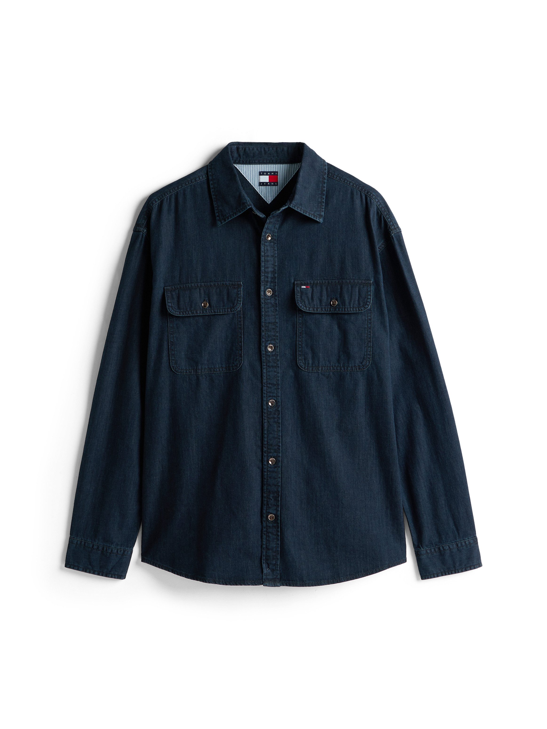 TOMMY Jeans overhemd RELAXED DENIM SHIRT