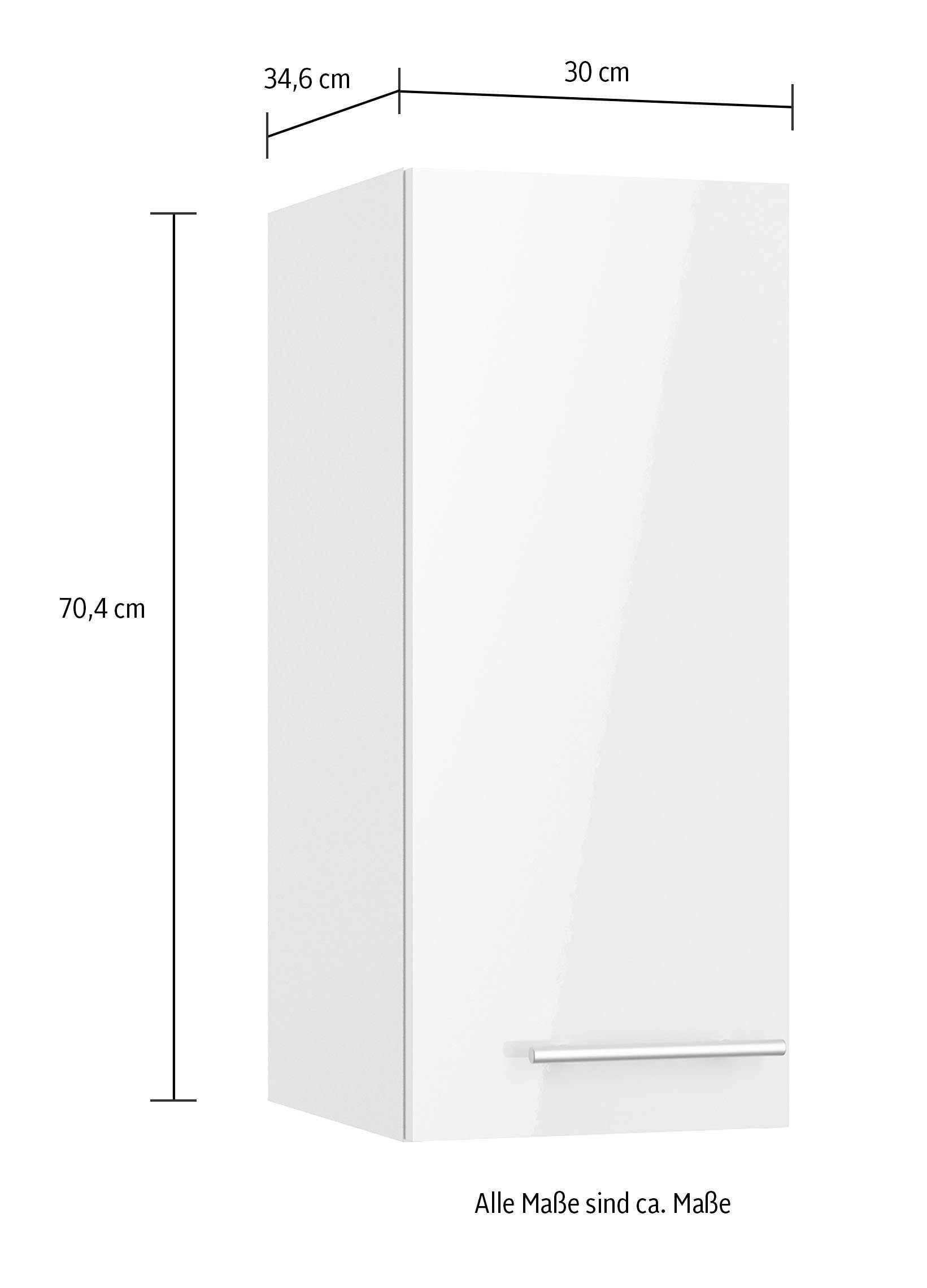 OPTIFIT Hangend kastje Lilly Breedte 30 cm, 1 deur, 2 planken