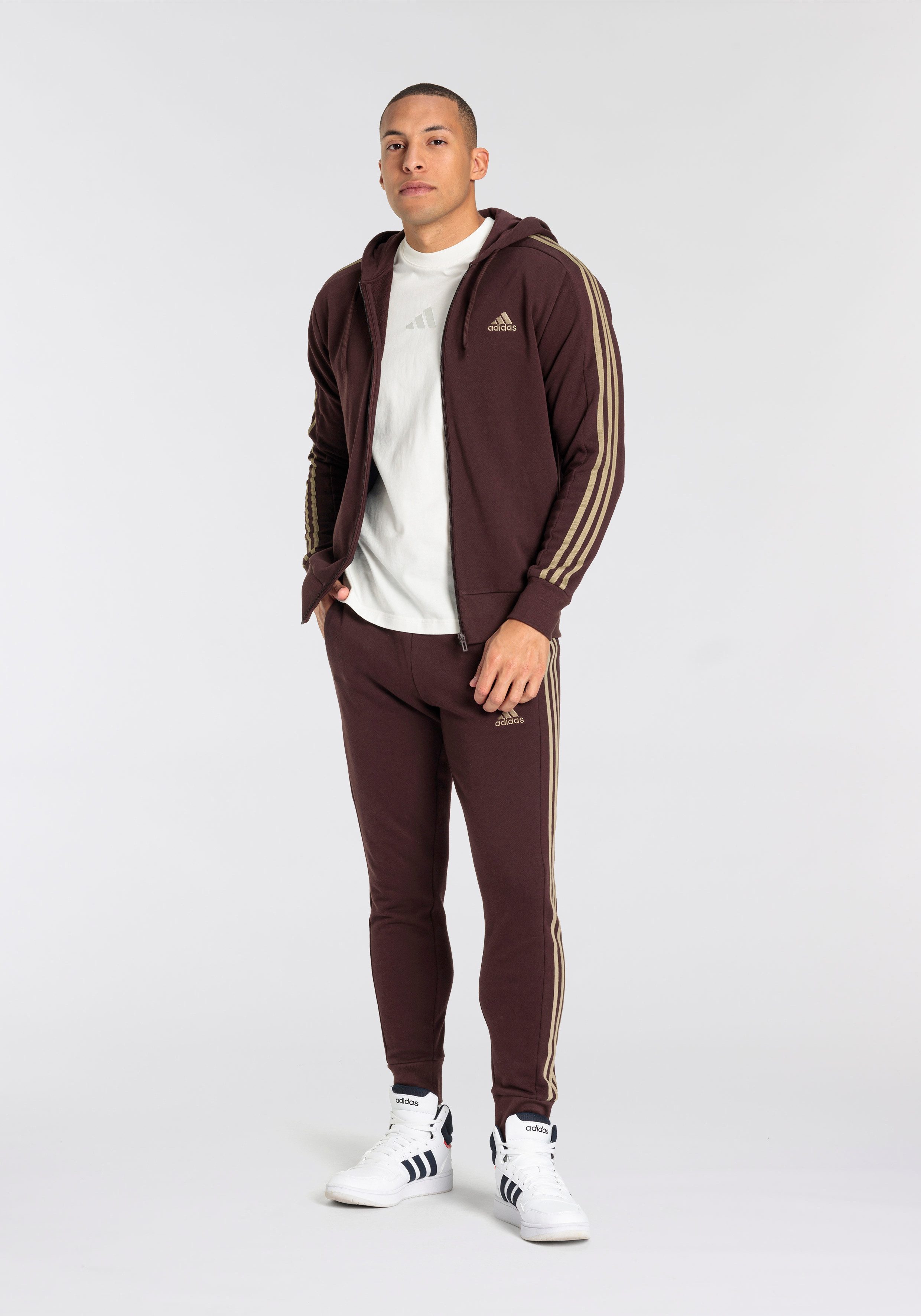 adidas Sportswear Capuchonsweatvest M 3S FT FZ HD (1-delig)