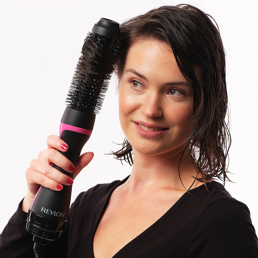 Revlon Stylingborstel met warme lucht RVDR5292UKE one-step-stijl-booster – föhn met ronde borstel en styler