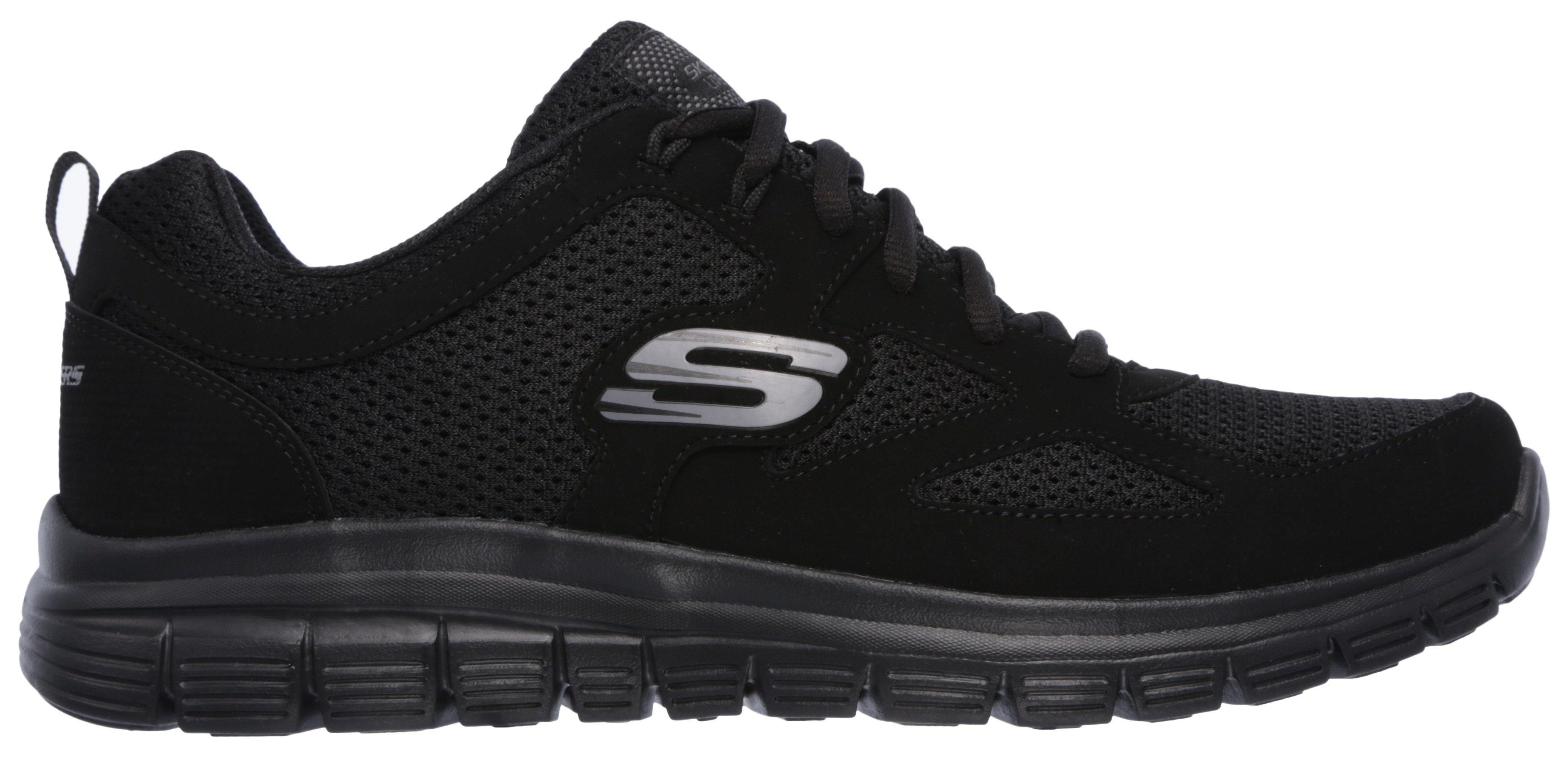 Skechers Sneakers BURNS-AGOURA in monochrome look, vrijetijdsschoen, lage schoen, veterschoen