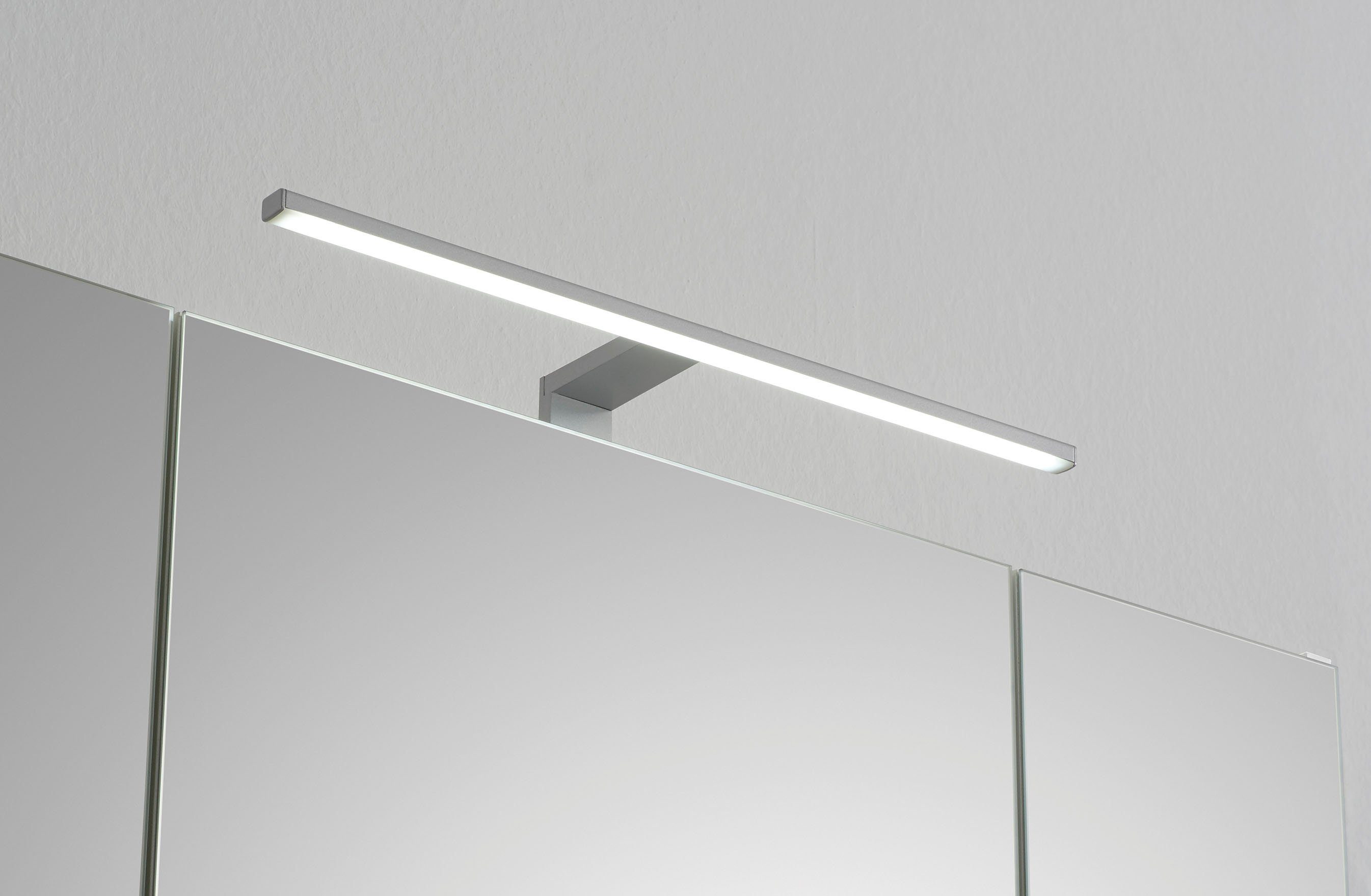 Saphir Spiegelkast Quickset 857 badkamermeubel, 3 spiegeldeuren, 6 planken, 65 cm breed