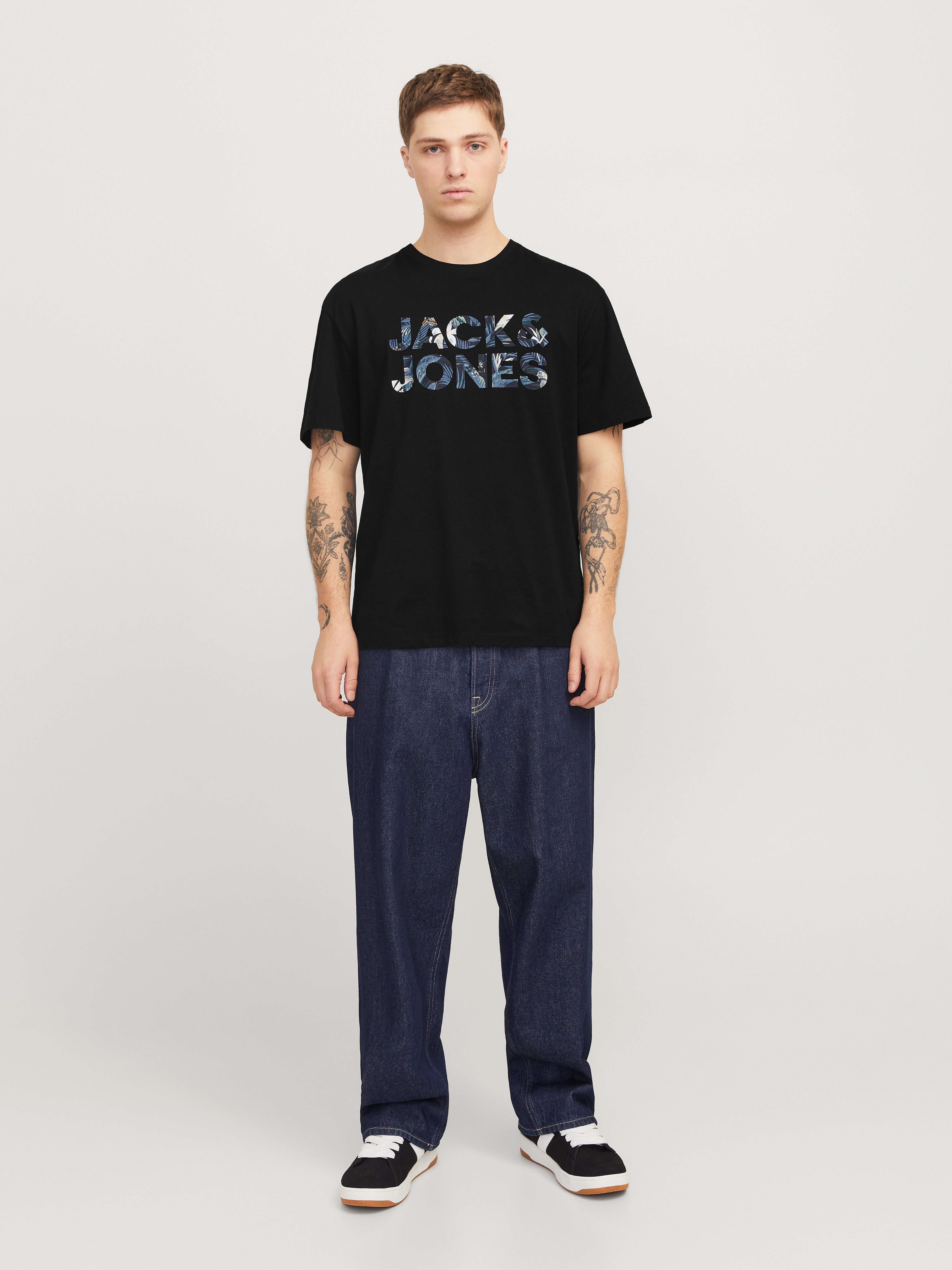 Jack & Jones Shirt met ronde hals JJEBRYAN CORP LOGO TEE SS O-NECK NOOS