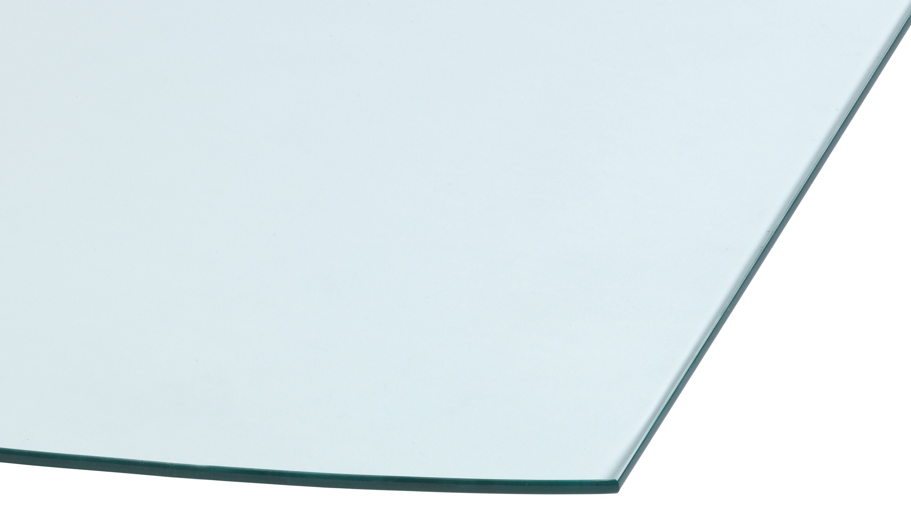 Heathus Bodemplaat Heathus Segment 100 Glas Segment, 100 x 120 cm, 8 mm dikte, bescherming tegen vonken voor kachels (1 stuk)
