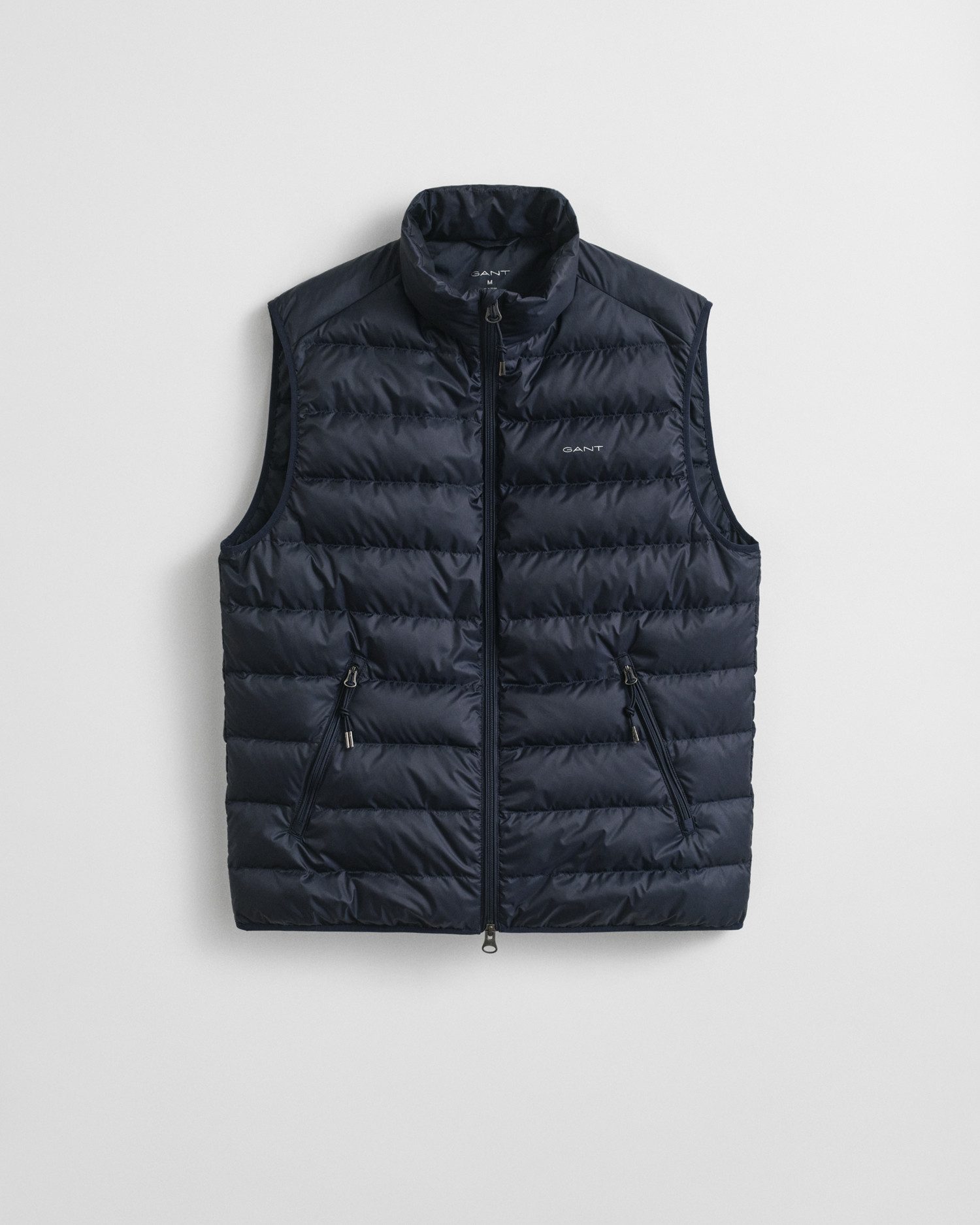Gant Bodywarmer LIGHT DOWN VEST Opstaande kraag, licht, 2-weg ritssluiting