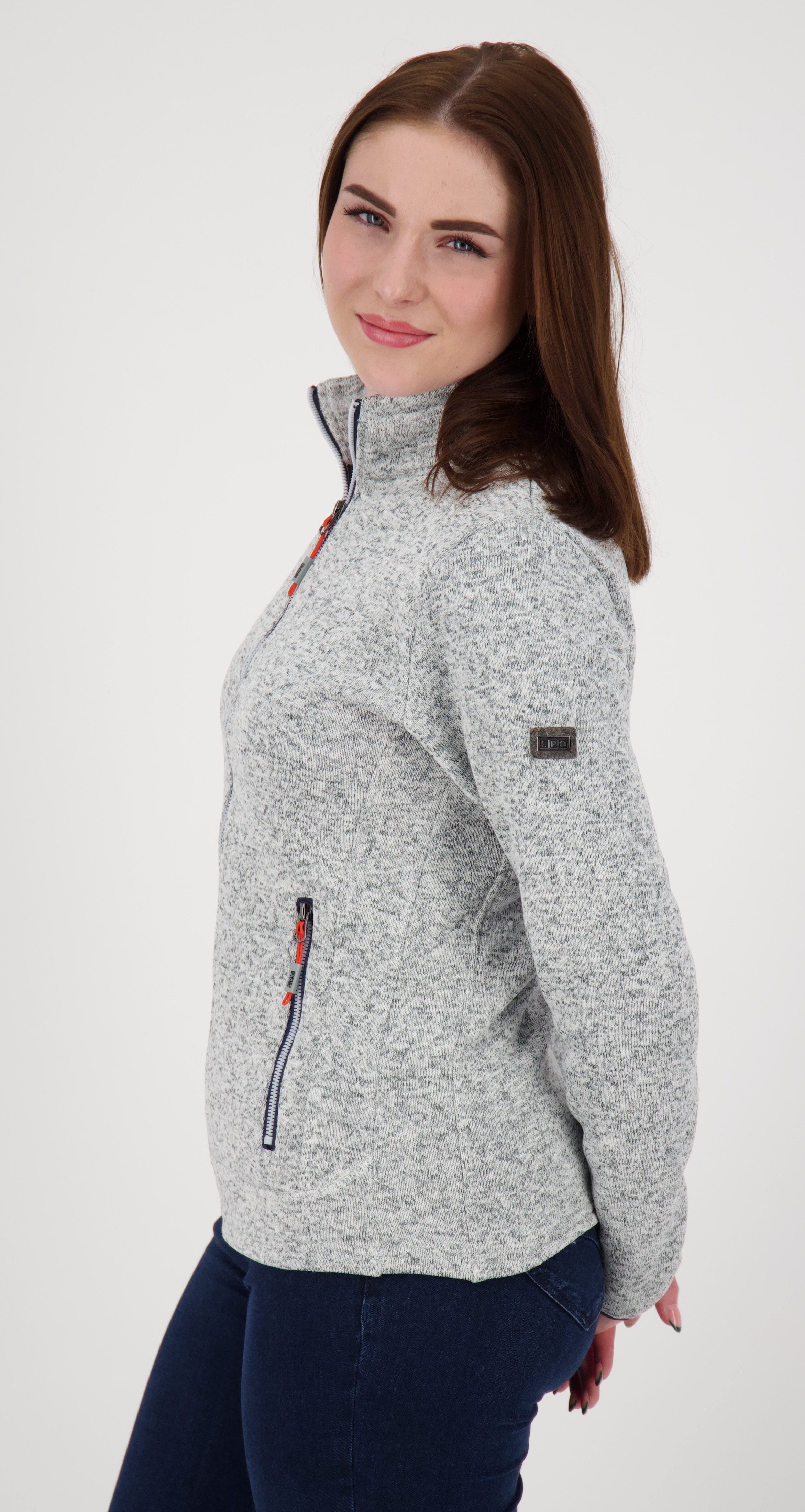 DEPROC Active Gebreid fleecejack KIRKVALE X WOMEN