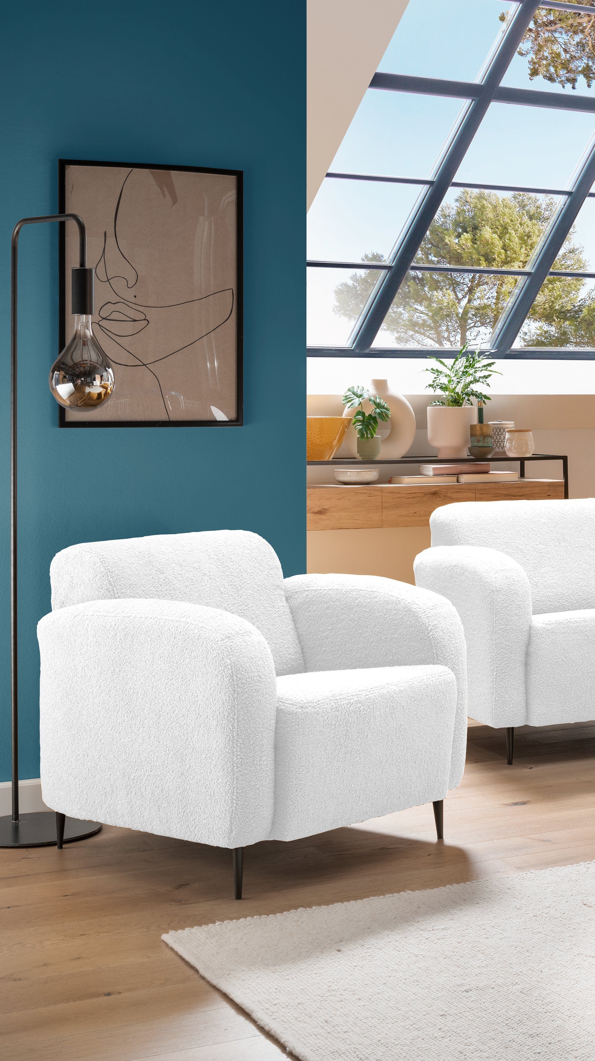 INOSIGN Cocktailfauteuil Marron ook verkrijgbaar als 2-zits en 3-zits
