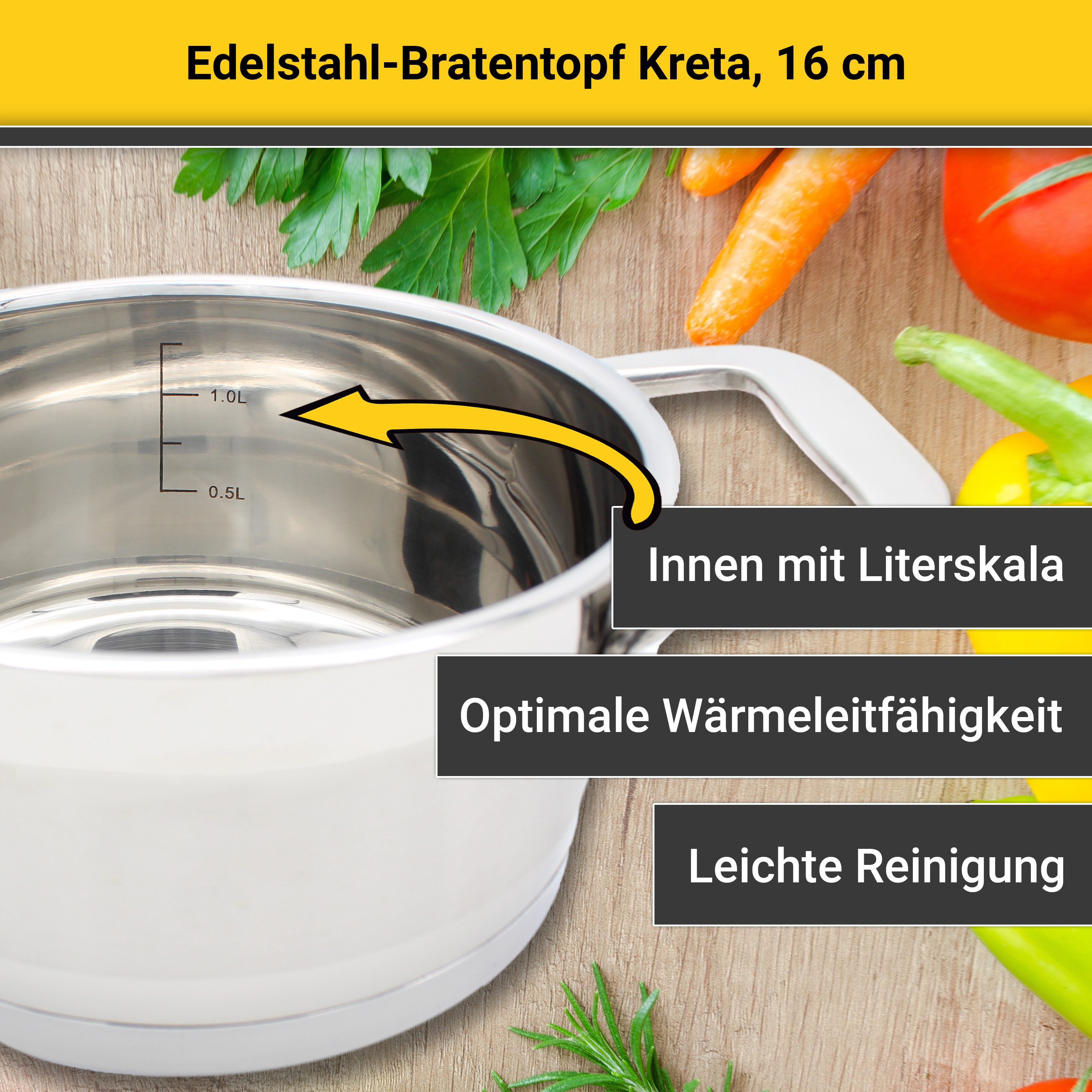 Krüger Braadpan Kreta Inductie