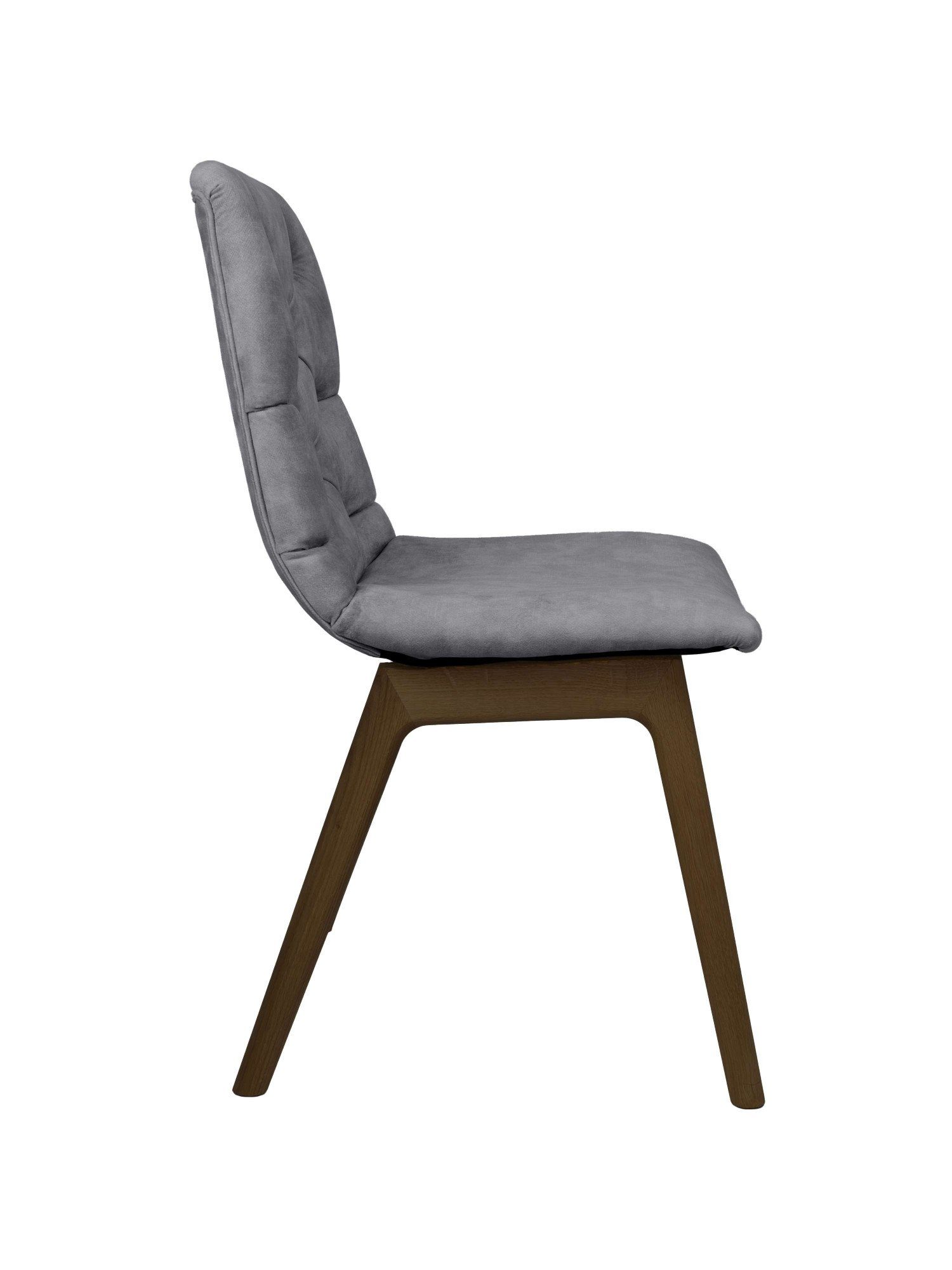 andas Eetkamerstoel Ramon met massief houten poten, in verschillende kleuren en stoffen (set, 2 stuks)