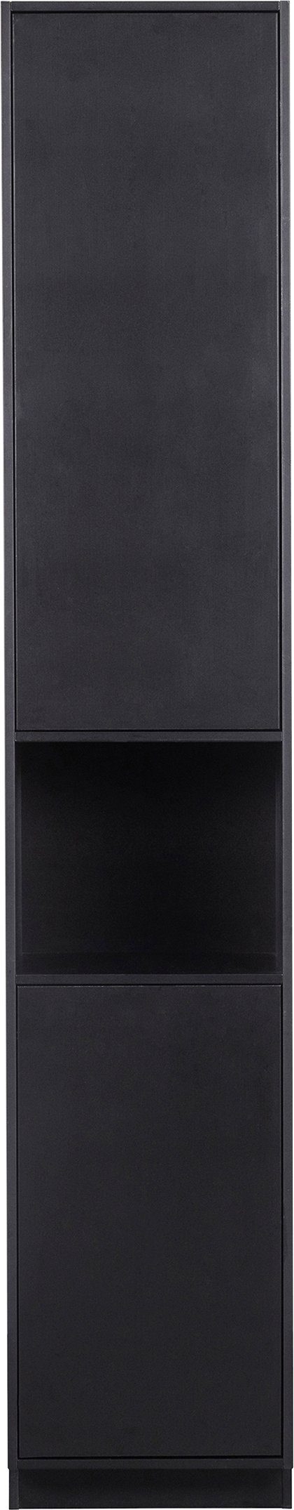 WOOOD Vitrinekast Finca met push-to-open systeem, hoogte 210 cm x breedte 110 cm