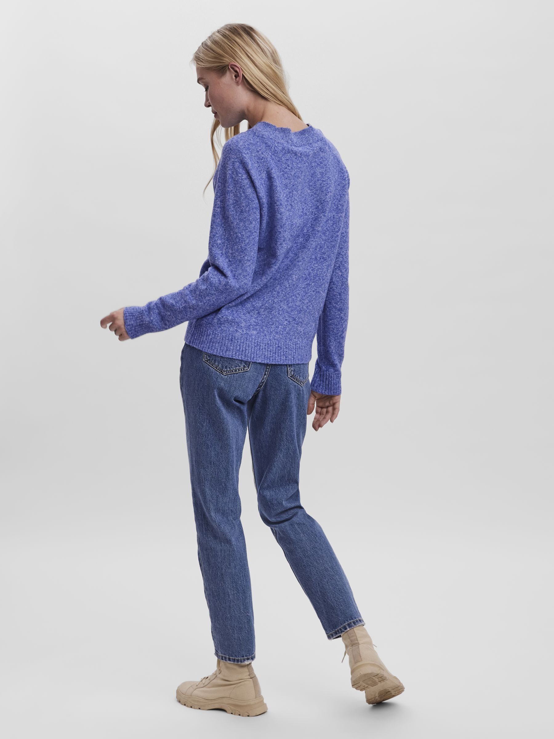 Vero Moda Trui met ronde hals VMDOFFY LS O-NECK BLOUSE GA NOOS