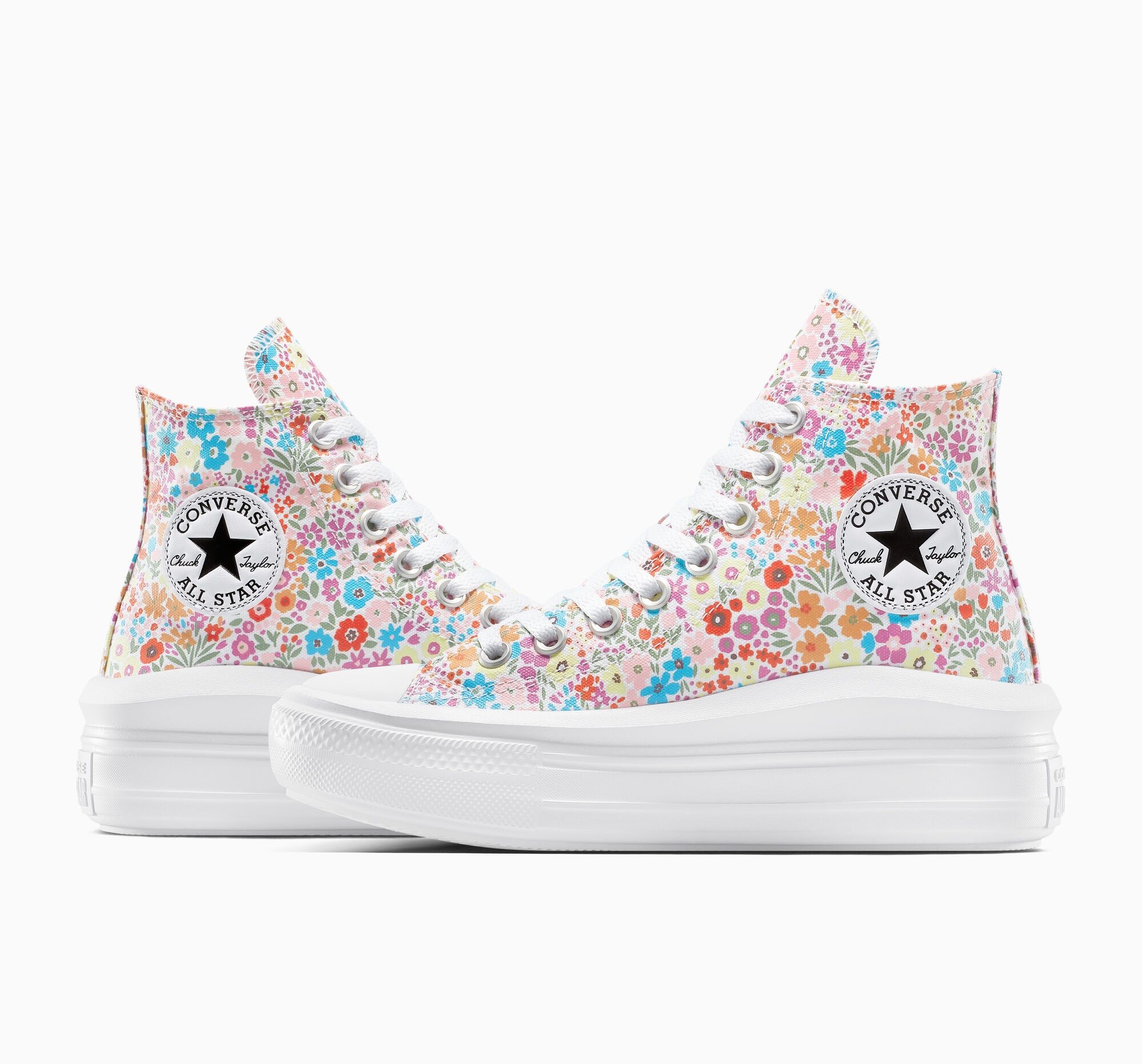Converse Sneakers CHUCK TAYLOR ALL STAR MOVE PLATFORM MINI FLOWERS