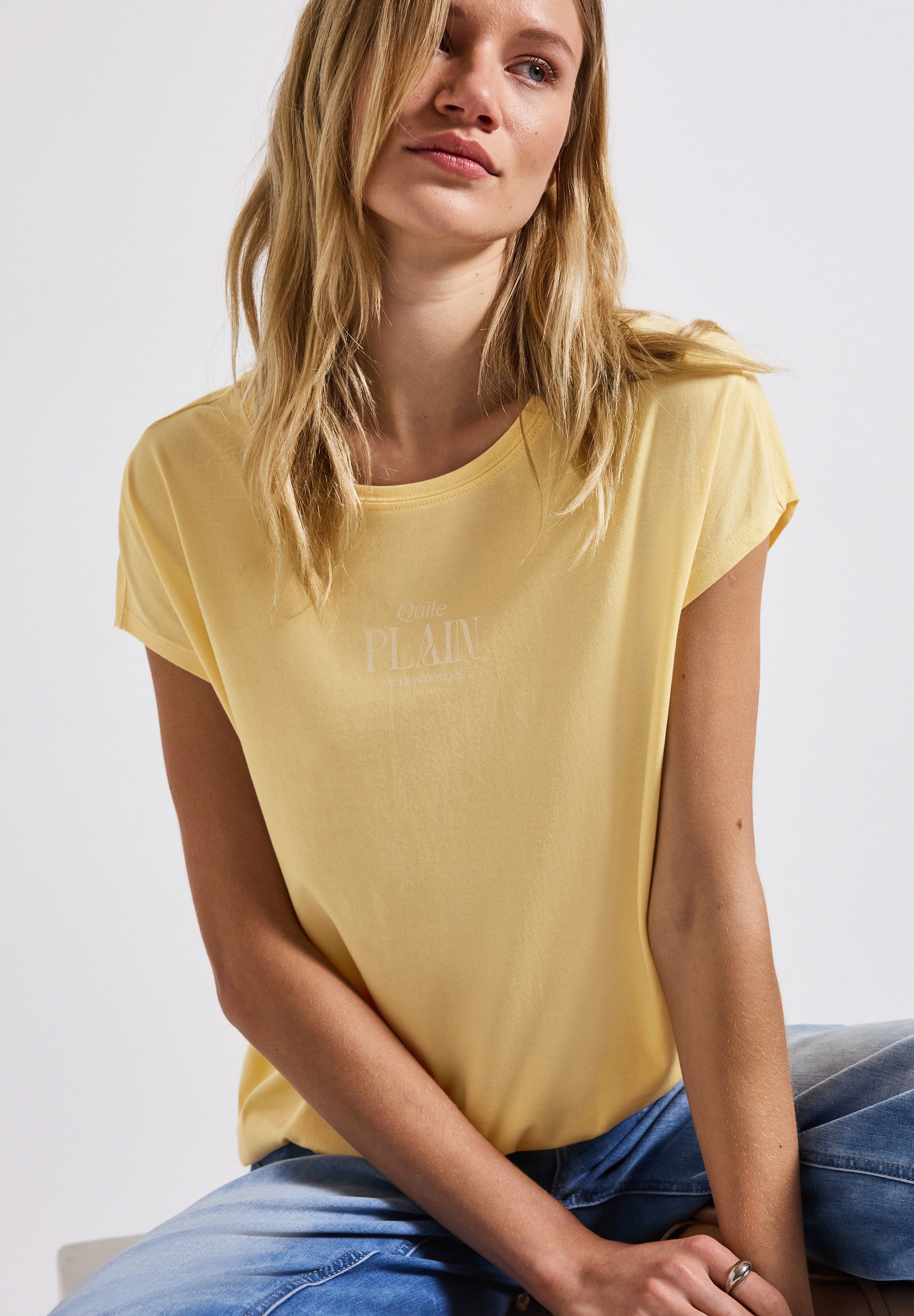 STREET ONE Shirttop met tekstprint