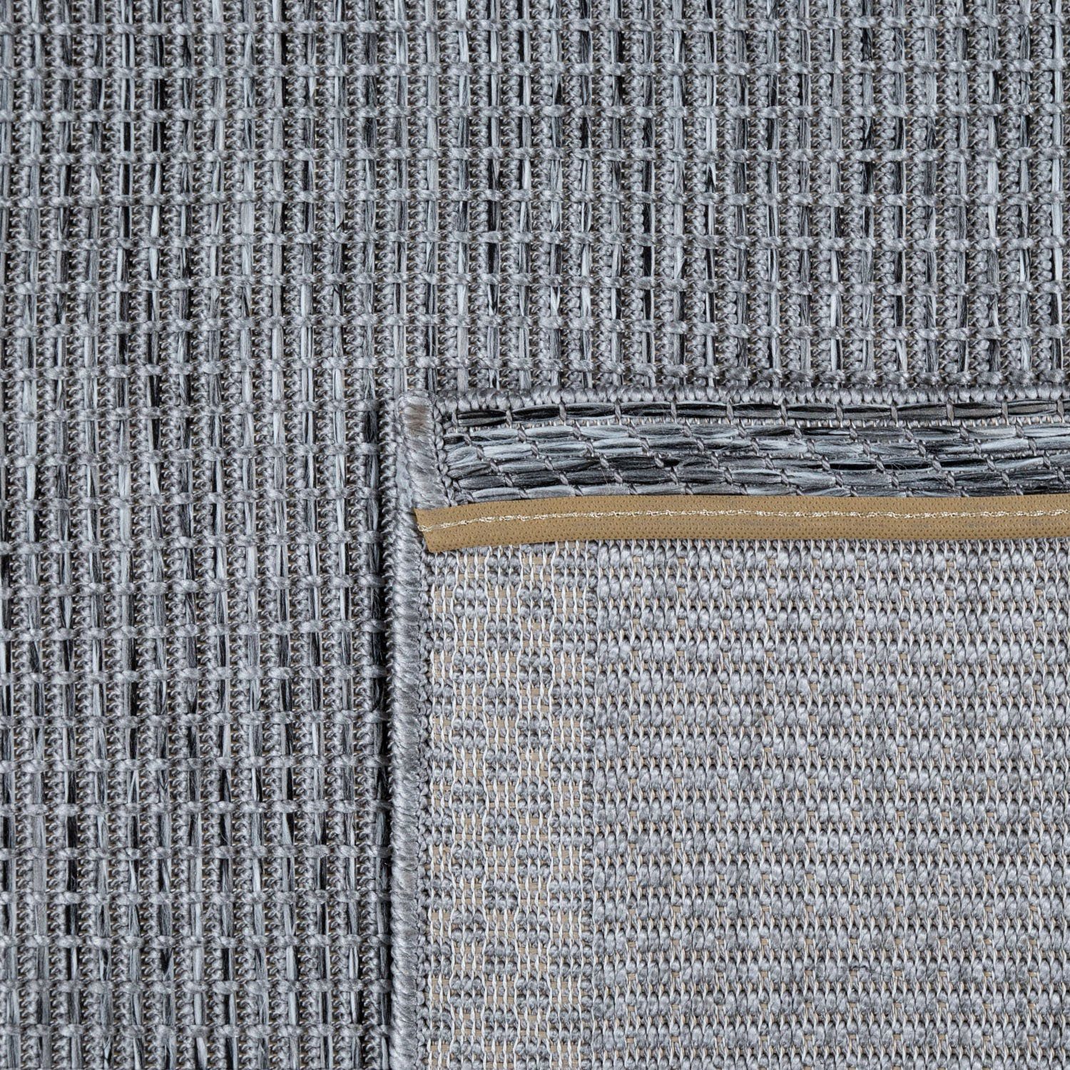 Paco Home Vloerkleed Quebec 135 Platweefsel, mêlee, geschikt voor binnen en buiten, woonkamer