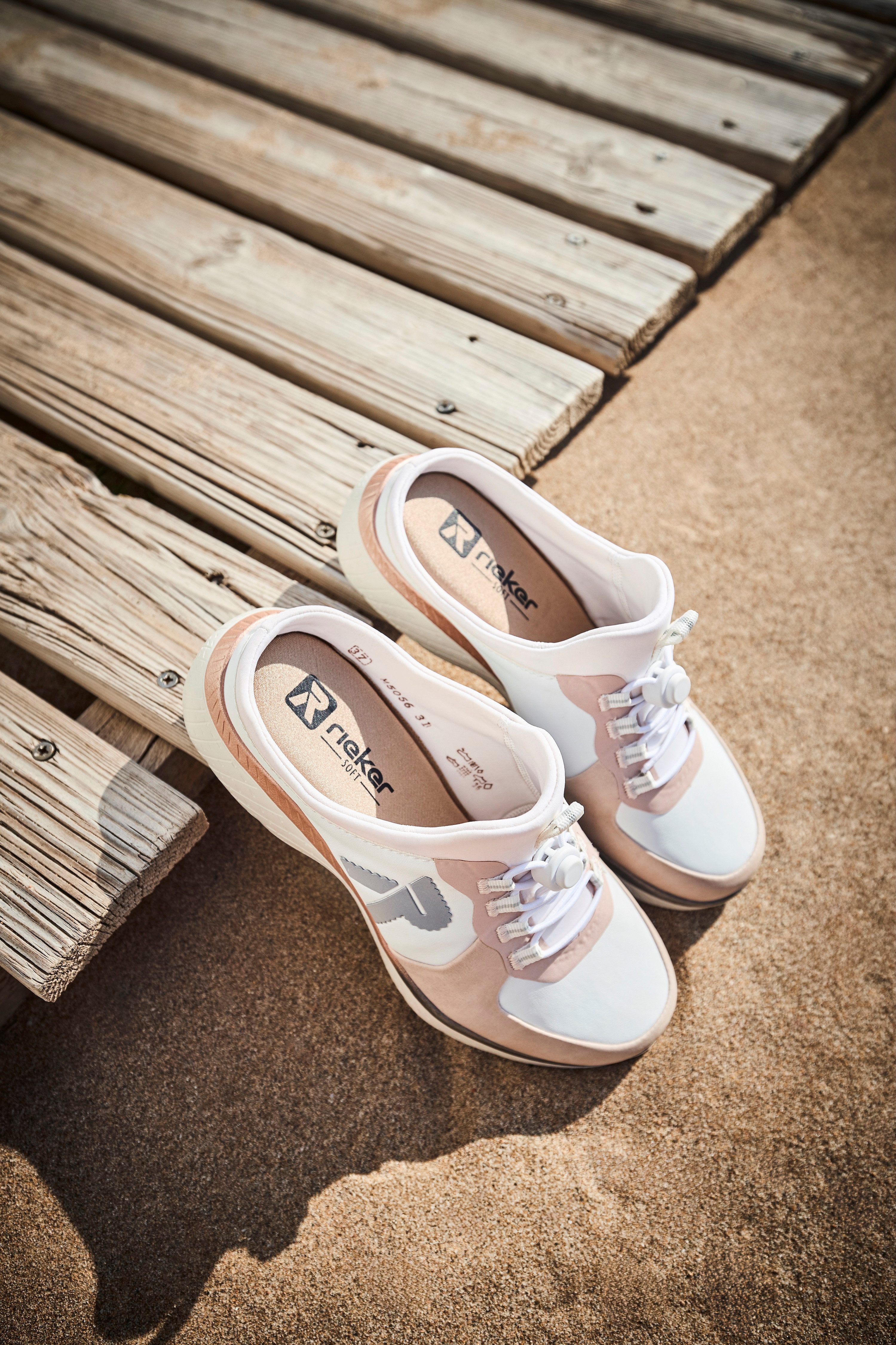RIEKER Sport Clogs , sabot, instapschoen, zomerschoen, huisschoen in smalle vorm